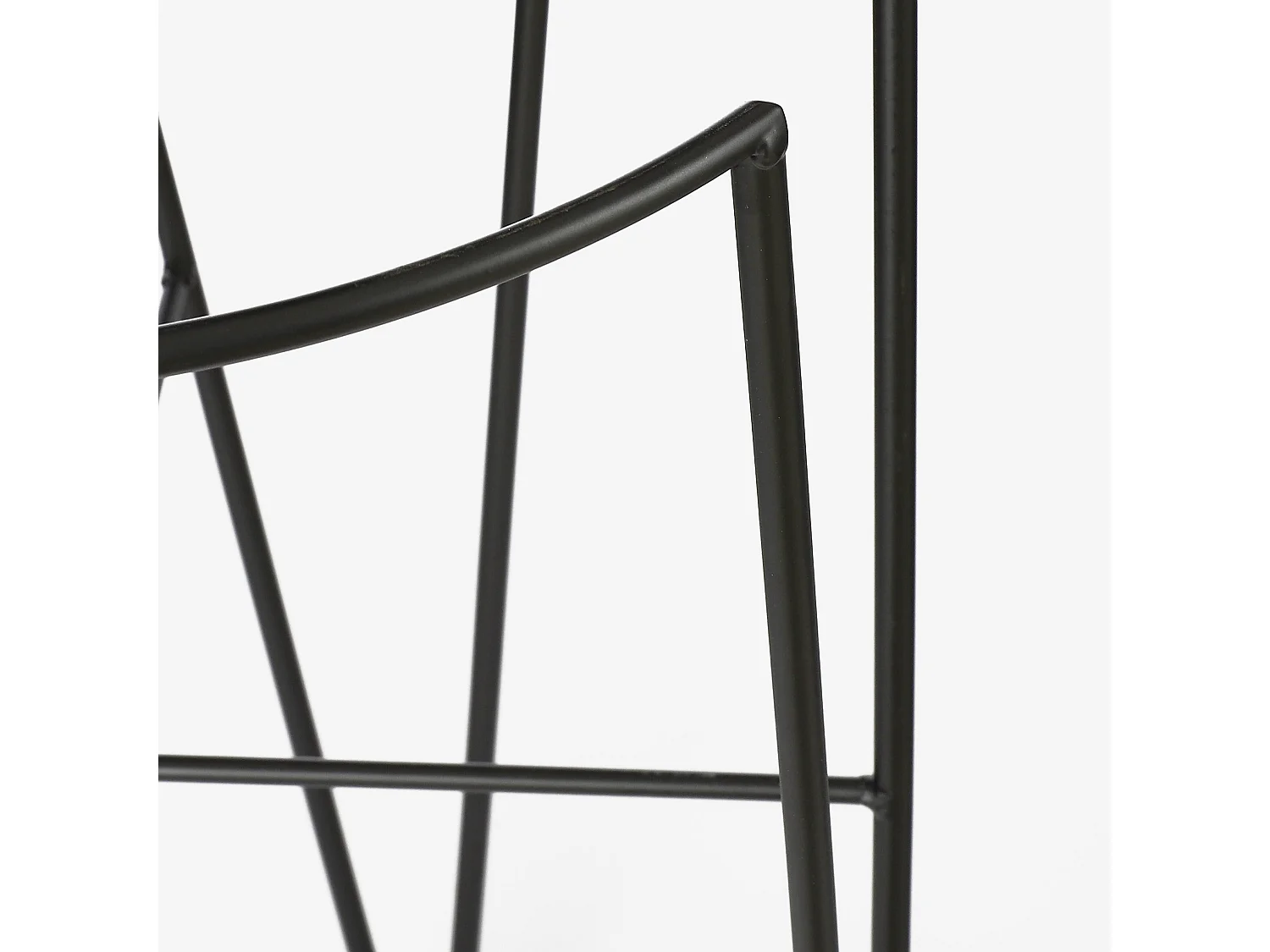 Support de plante en métal - 29,5 x 29,5 x 50 - Noir - BLOM