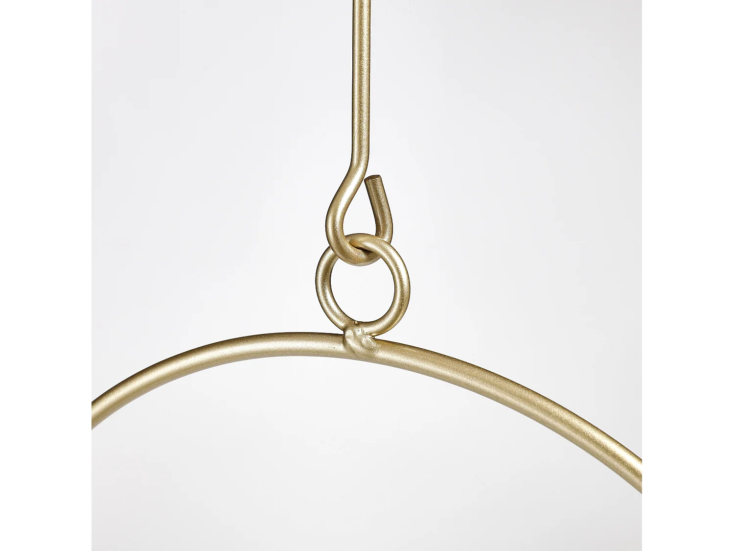 Bloempot binnen hangend van ijzer - 24 x 14 x 83 - Goud - DEXTER