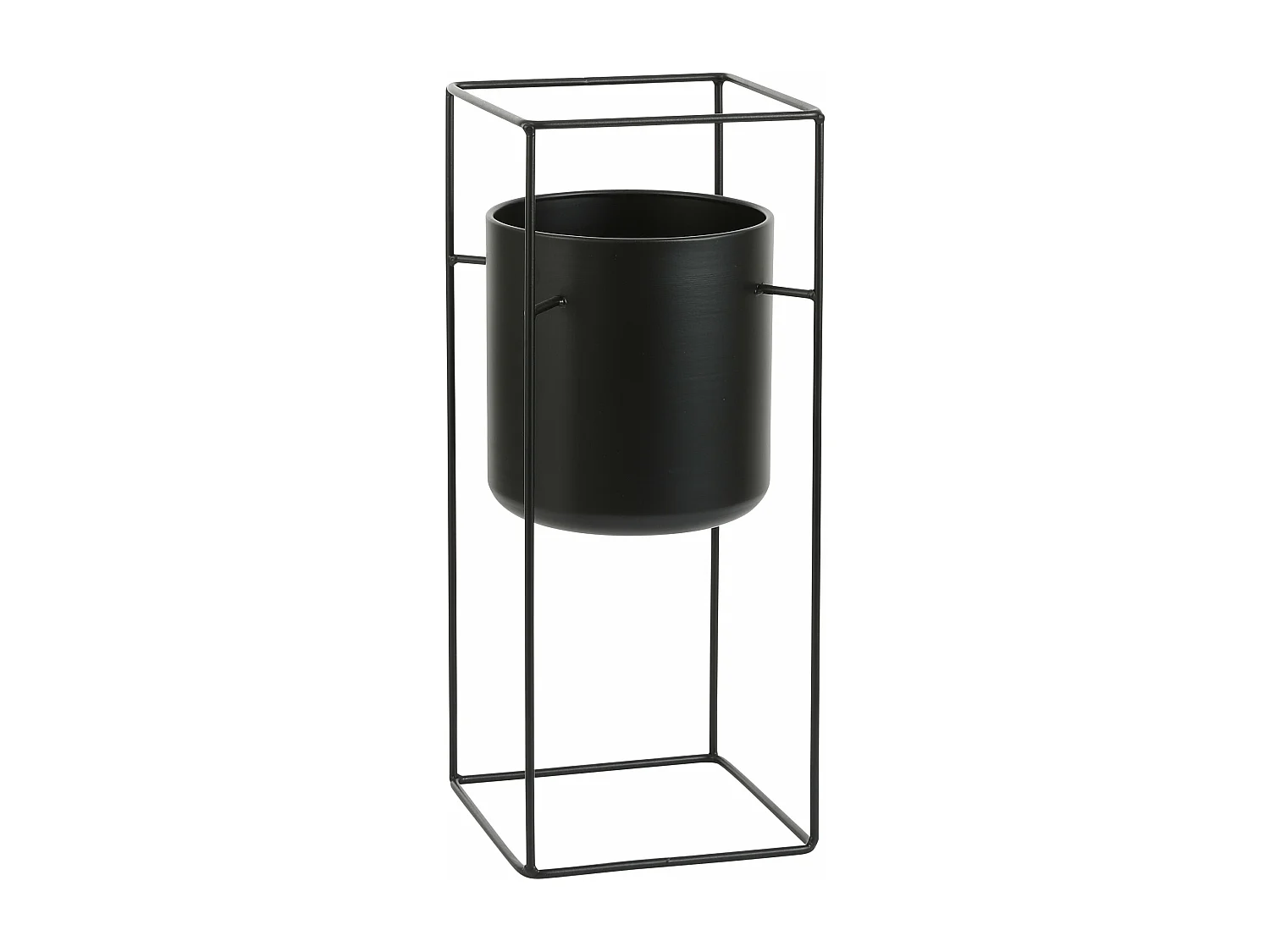 Support de plante en métal - 20 x 20 x 50 - Noir - PORTE