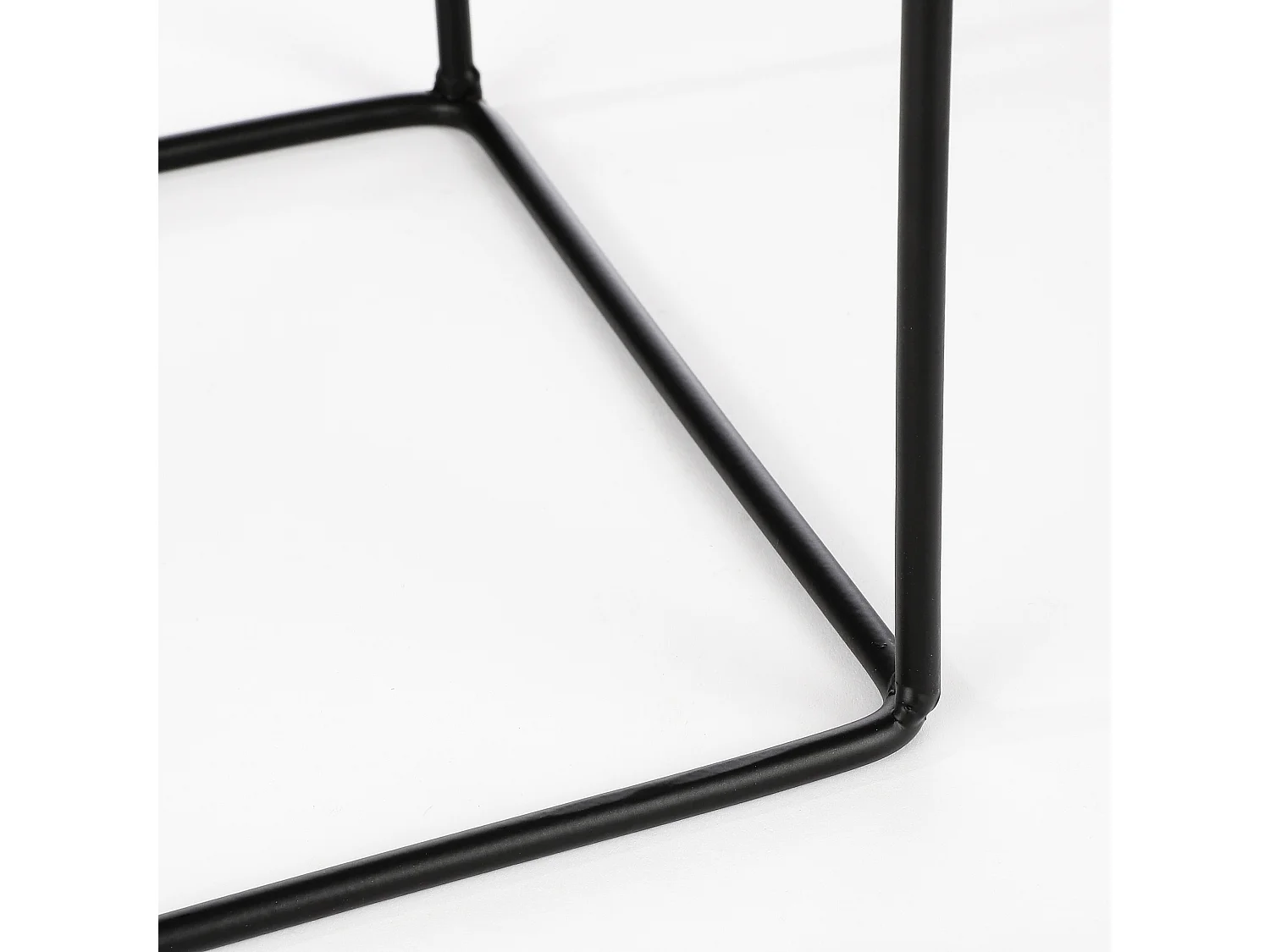 Support de plante en métal - 20 x 20 x 50 - Noir - PORTE