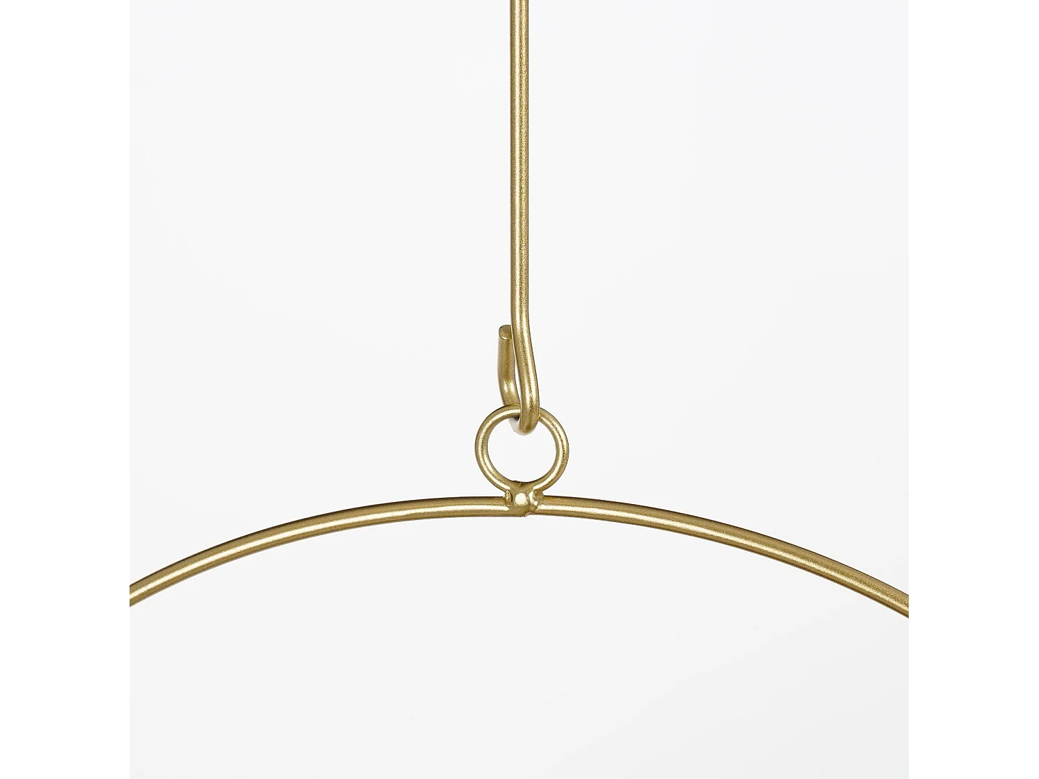 Bloempot binnen hangend van ijzer - 34 x 14 x 65 - Goud - DEXTER