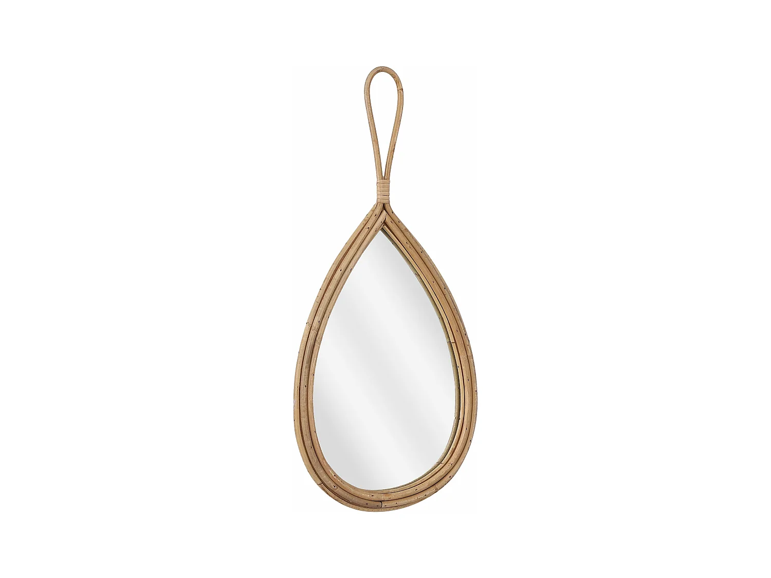 Specchio da parete in  - 28 x 2,5 x 59 - Marrone - RAINIER