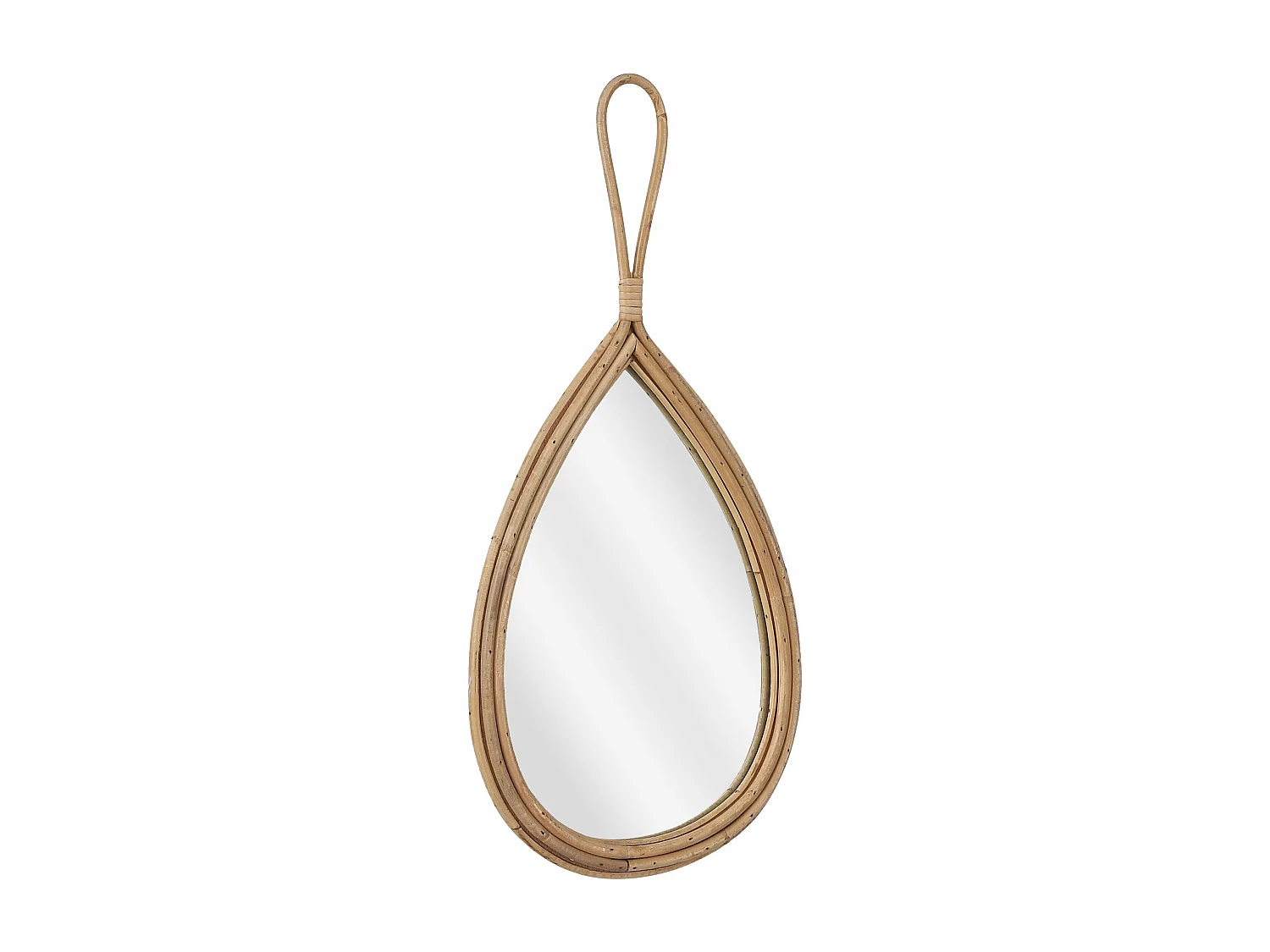 Specchio da parete in  - 28 x 2,5 x 59 - Marrone - RAINIER