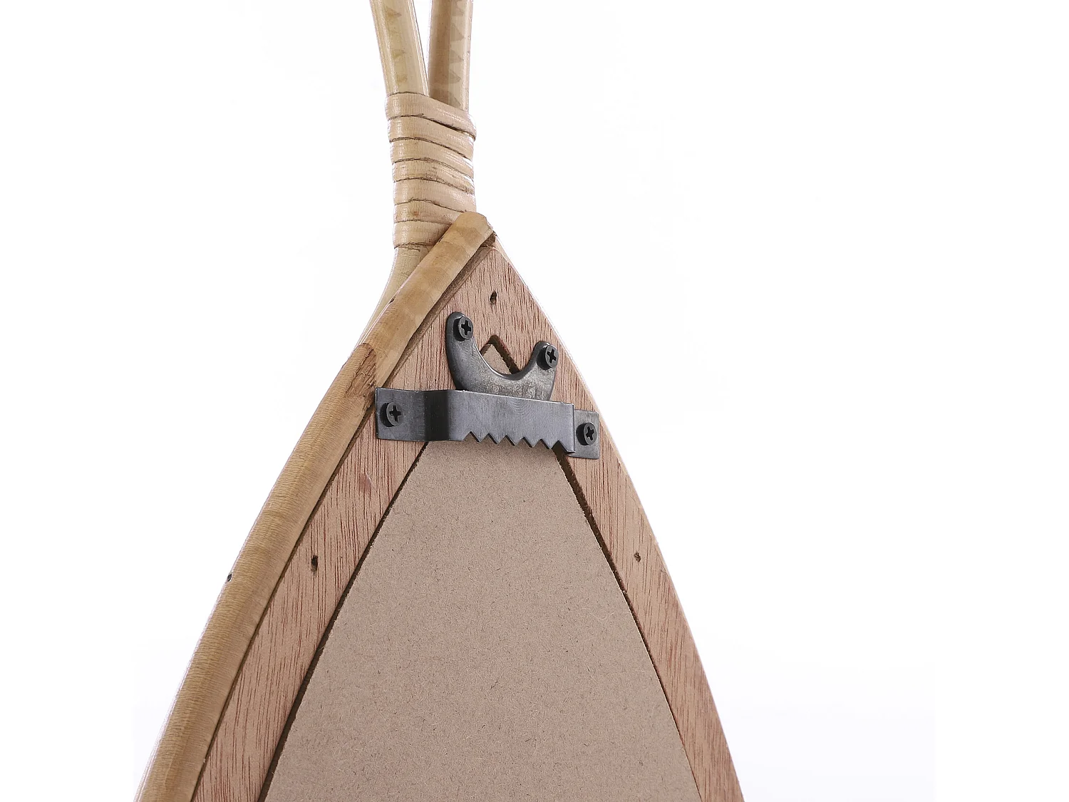 Specchio da parete in  - 28 x 2,5 x 59 - Marrone - RAINIER