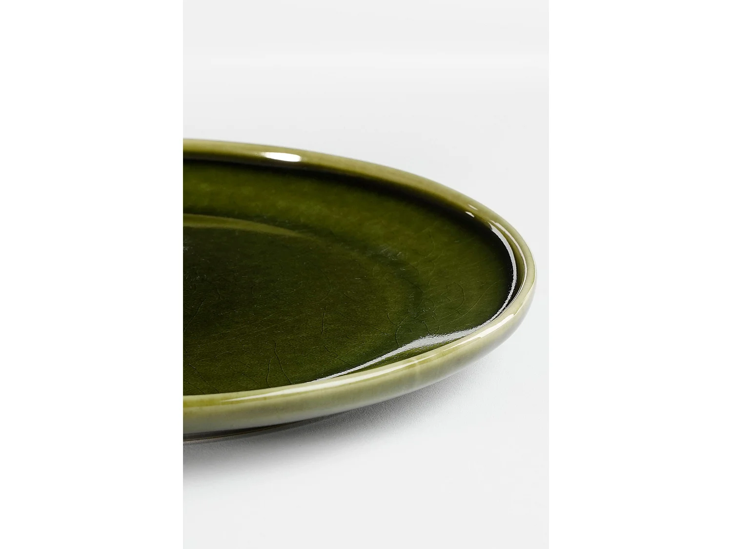 Ontbijtbord van keramiek - Ø20 - Groen - RHEA