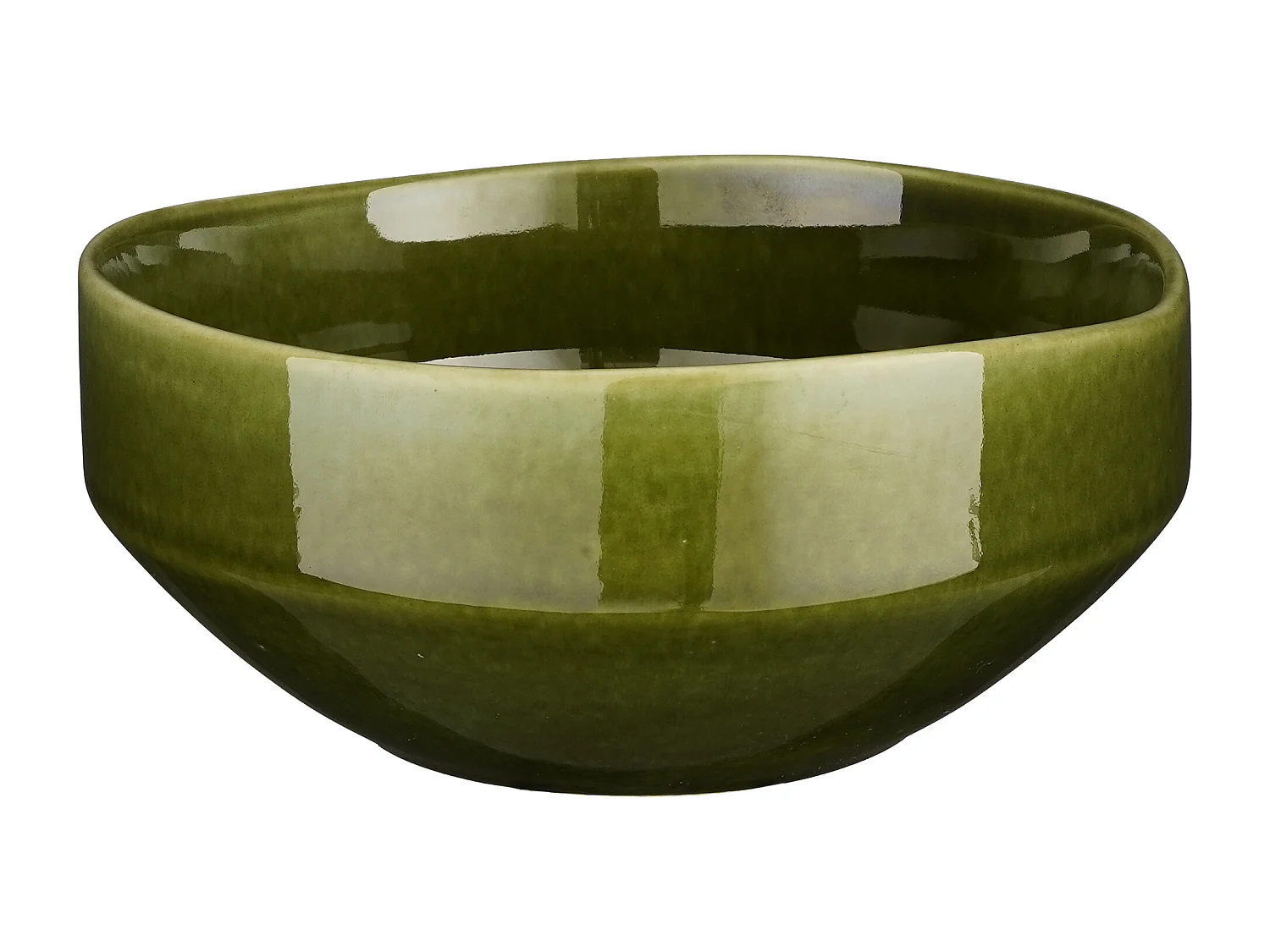 Schaal van keramiek - 18 x 18 x 8 - Groen - RHEA