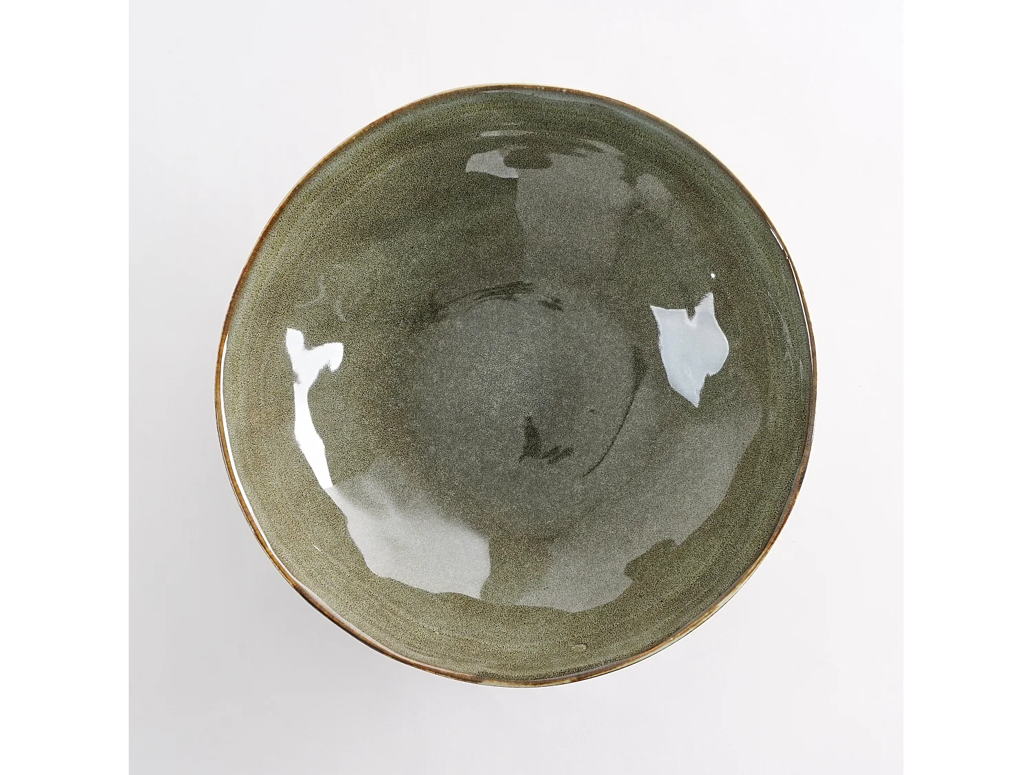 Plato de Cerámica - 9 x Ø30.5 - Verde - TABO