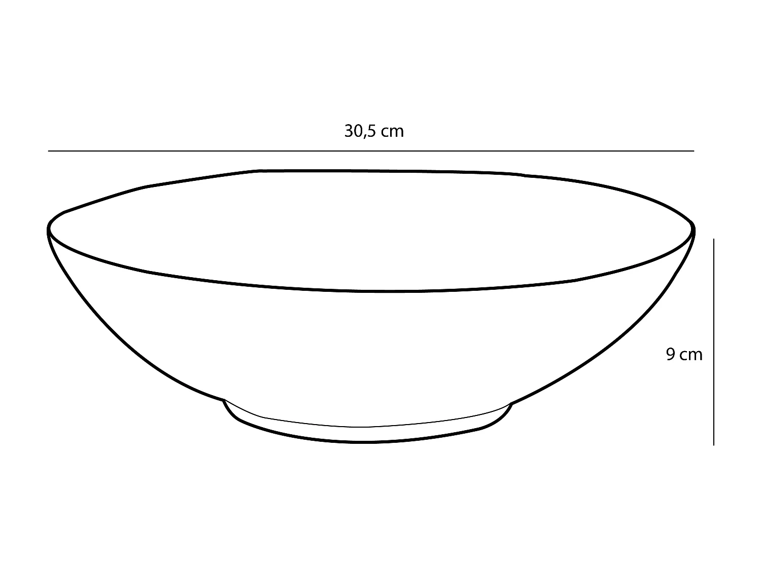 Plato de Cerámica - 9 x Ø30.5 - Verde - TABO