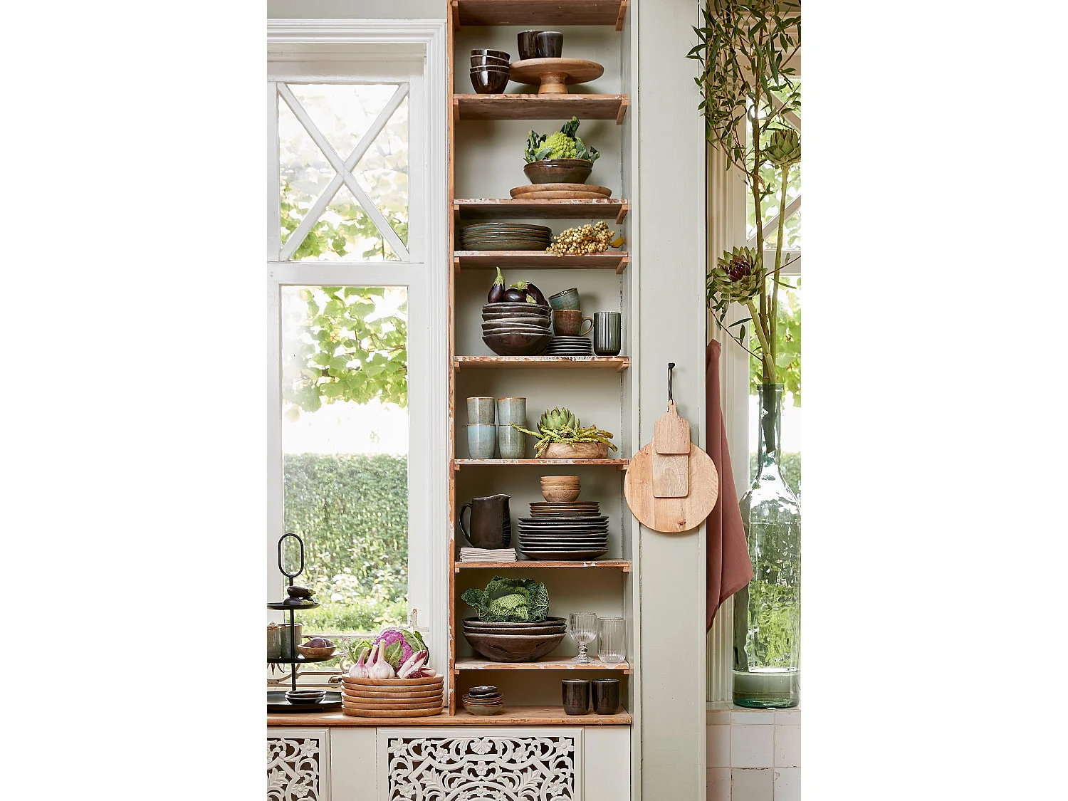 Plato de Cerámica - 9 x Ø30.5 - Verde - TABO