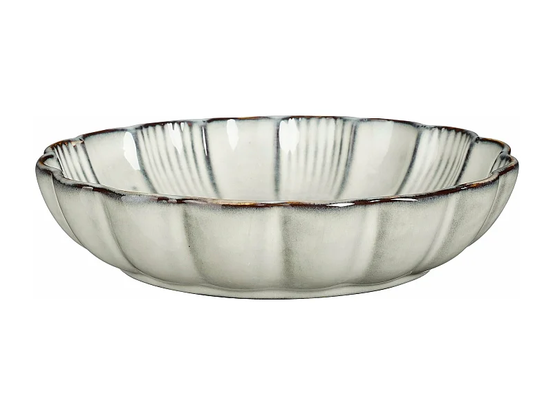 Bol en céramique - 5 x Ø18.5 - Gris - CORFU