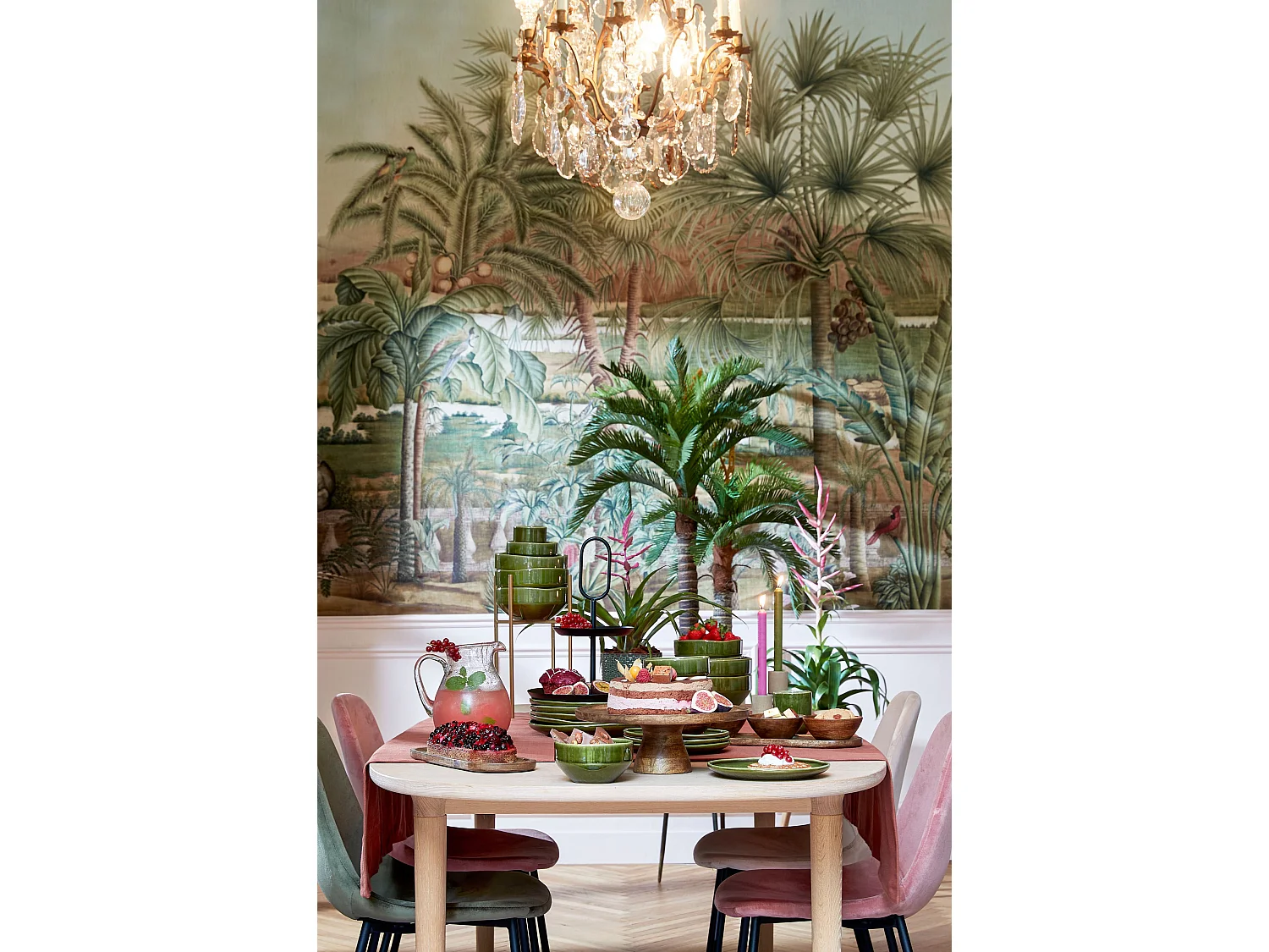 Dinerbord van keramiek - Ø27.5 - Groen - RHEA