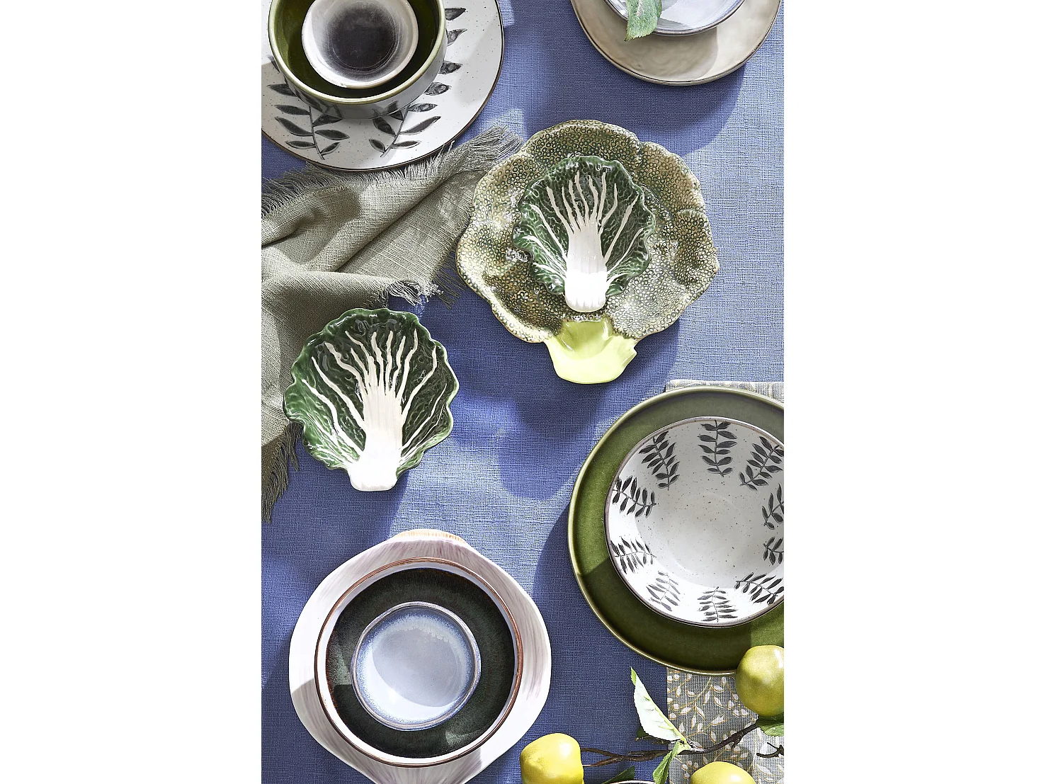 Dinerbord van keramiek - Ø27.5 - Groen - RHEA