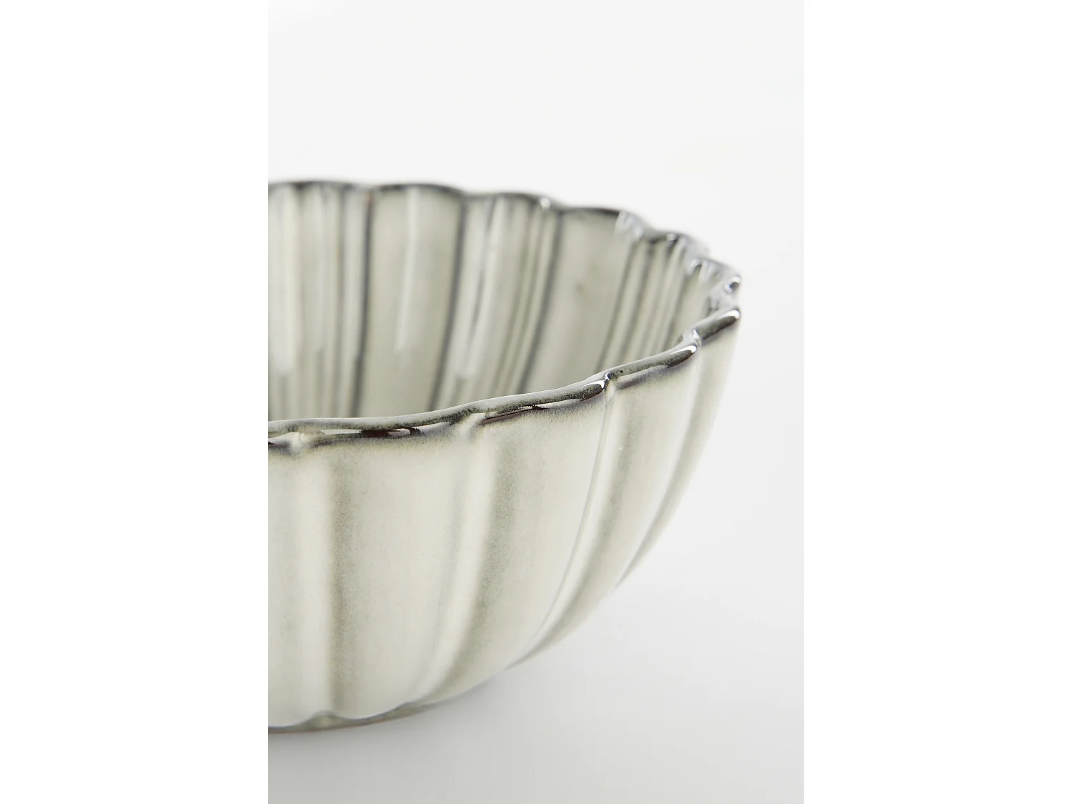 Bol en céramique - 9 x Ø17 - Gris - CORFU