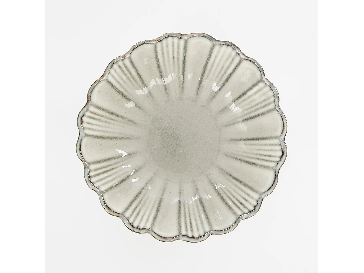 Bol en céramique - 9 x Ø17 - Gris - CORFU