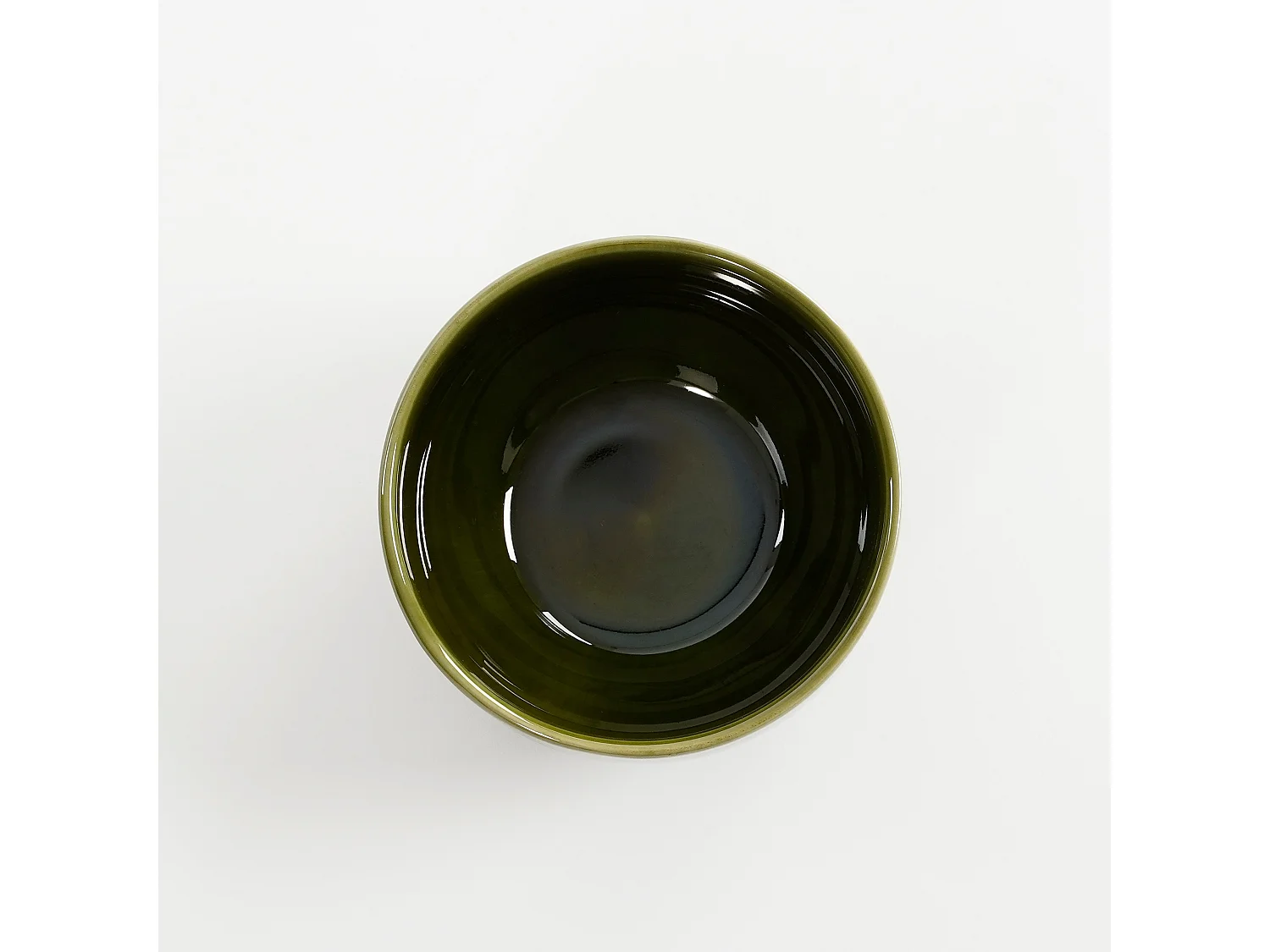 Bol en céramique - 12.5 x 12.5 x 6.5 - Vert - RHEA