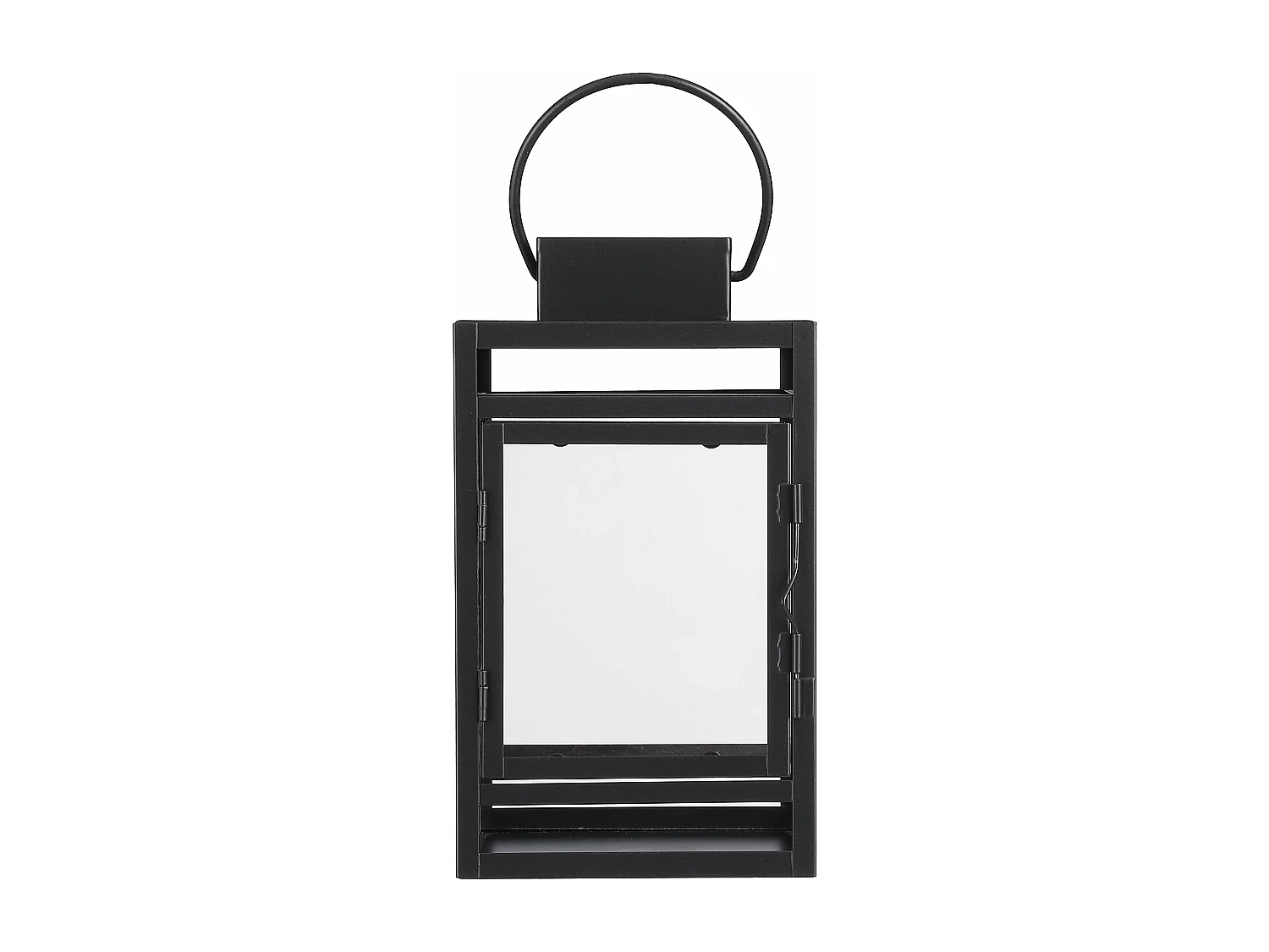 Lanterne en métal - 13.5 x 13 x 23 - Noir - STORM