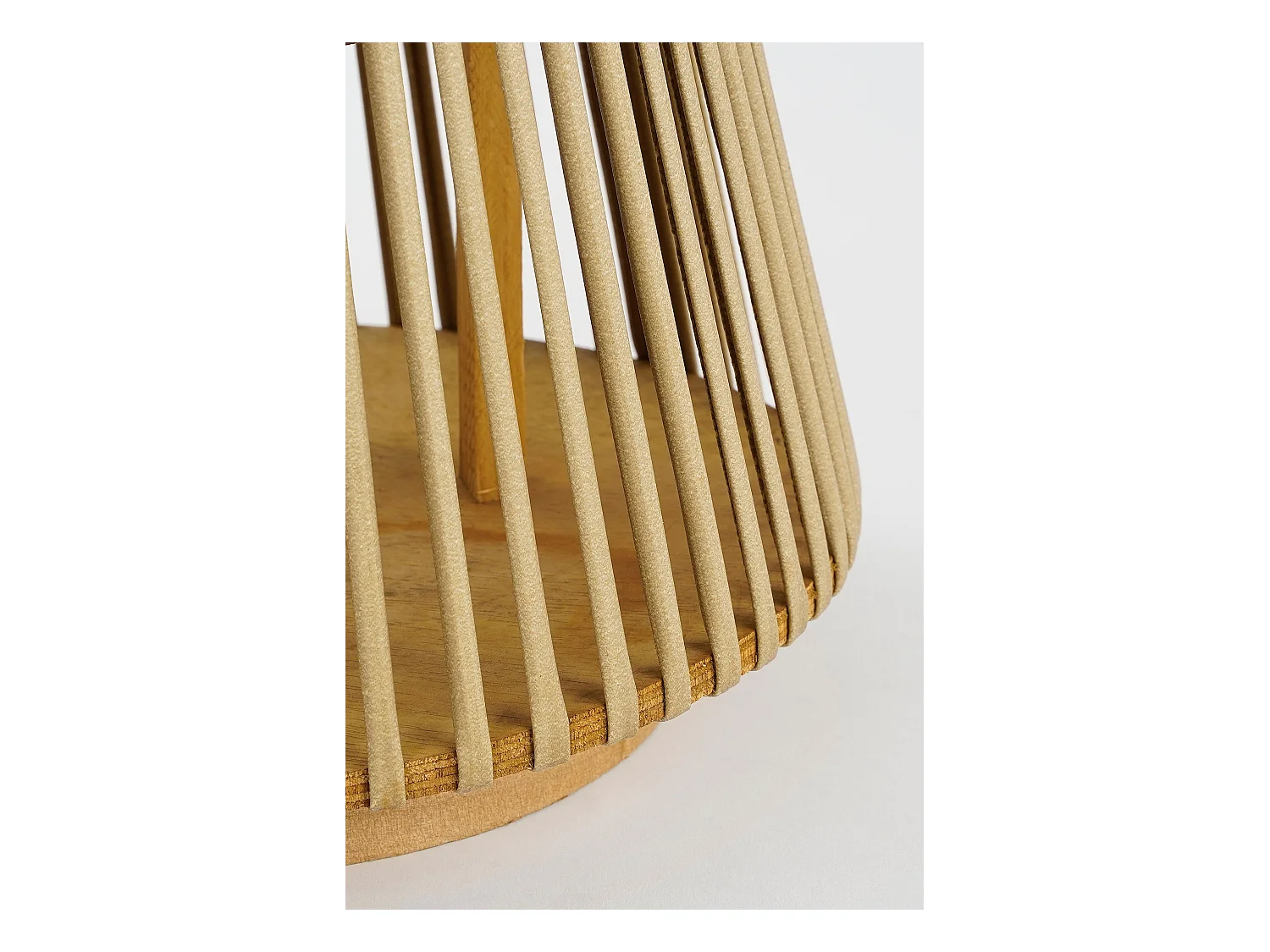 Lantaarn van gerecycled polyester - 38 x 15 - Lichtbruin - COSMO