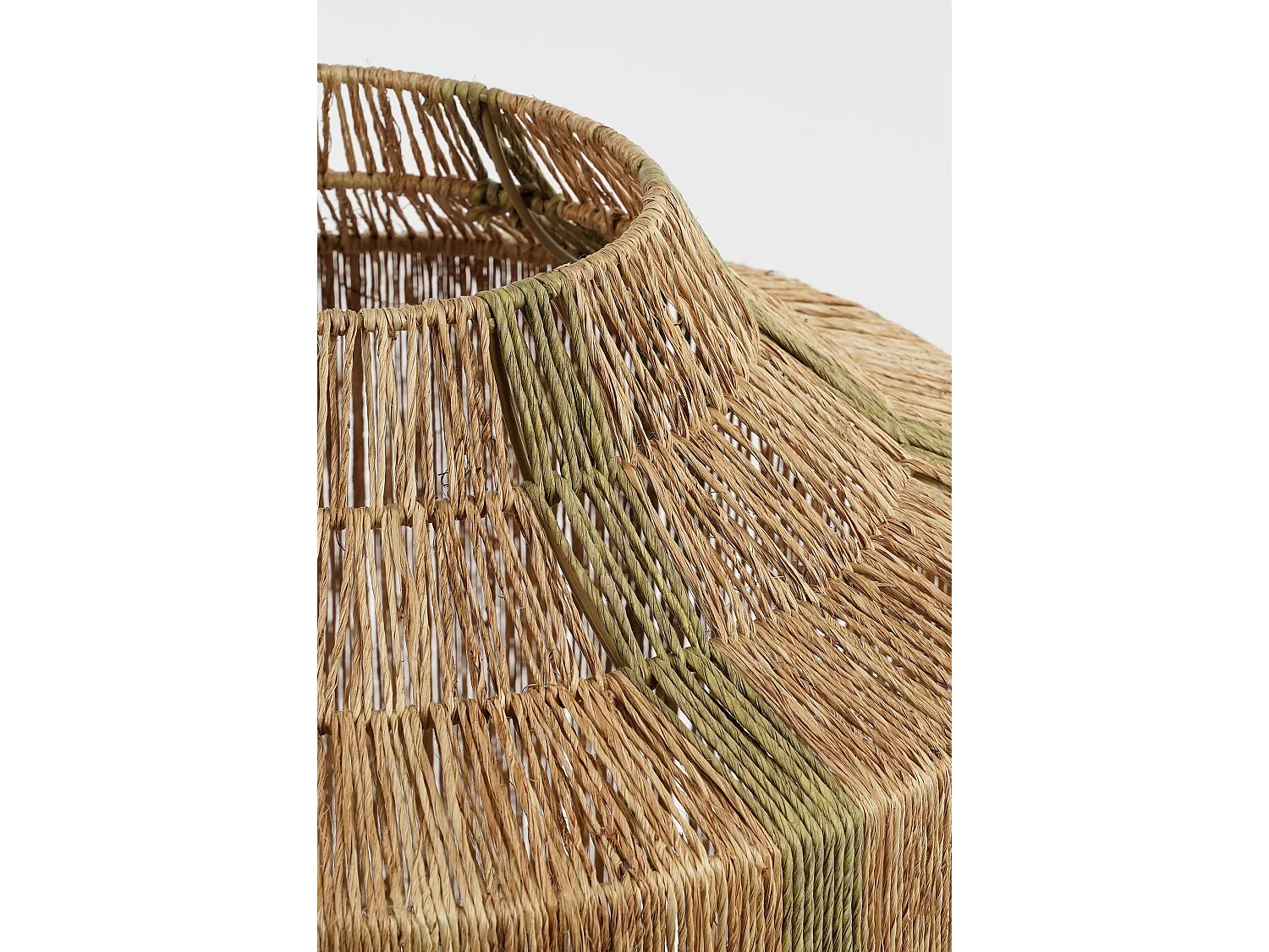 Lantaarn van jute - 36 x 30 - Donkergroen - LILIANO