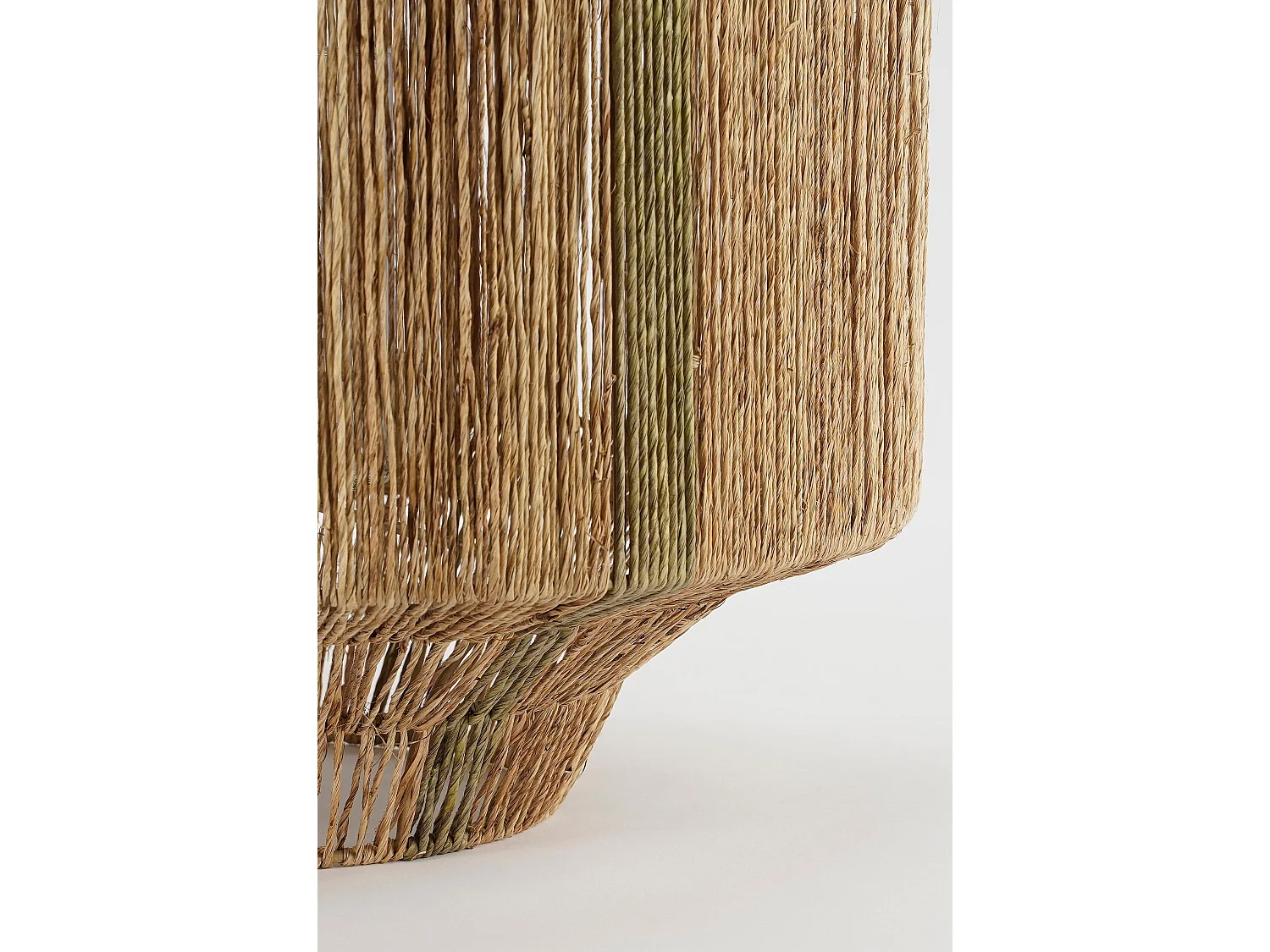 Lantaarn van jute - 36 x 30 - Donkergroen - LILIANO