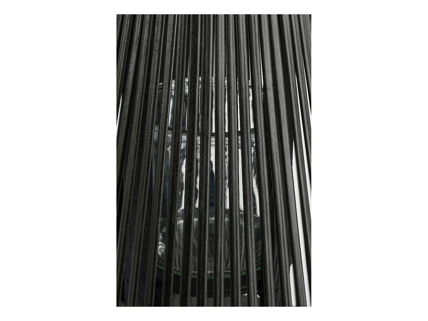 Lanterne en polyester recyclé et bois et verre et métal - 45 x 15 - Noir - COSMO