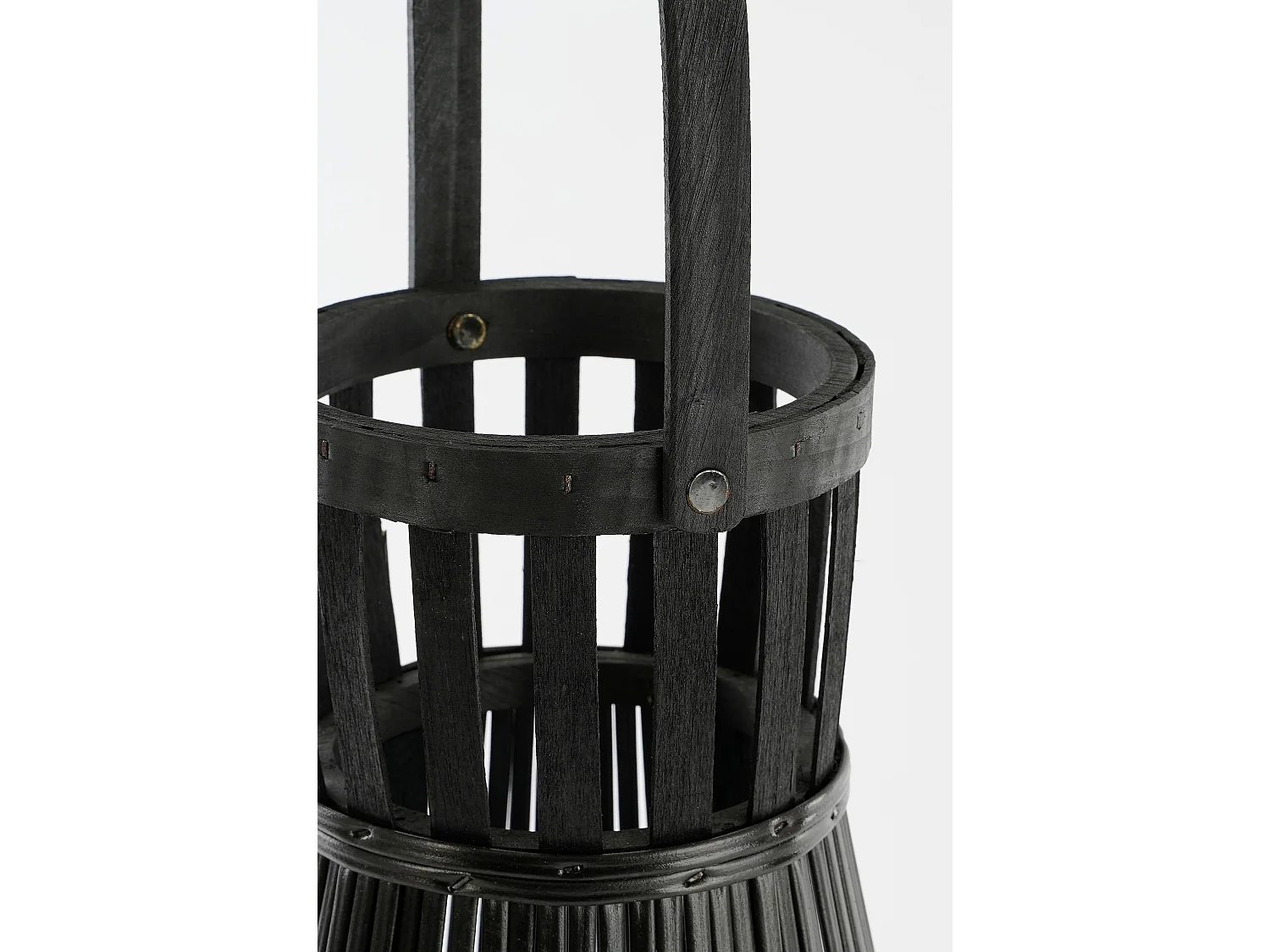 Lantaarn van gerecycled polyester - 38 x 15 - Zwart - COSMO