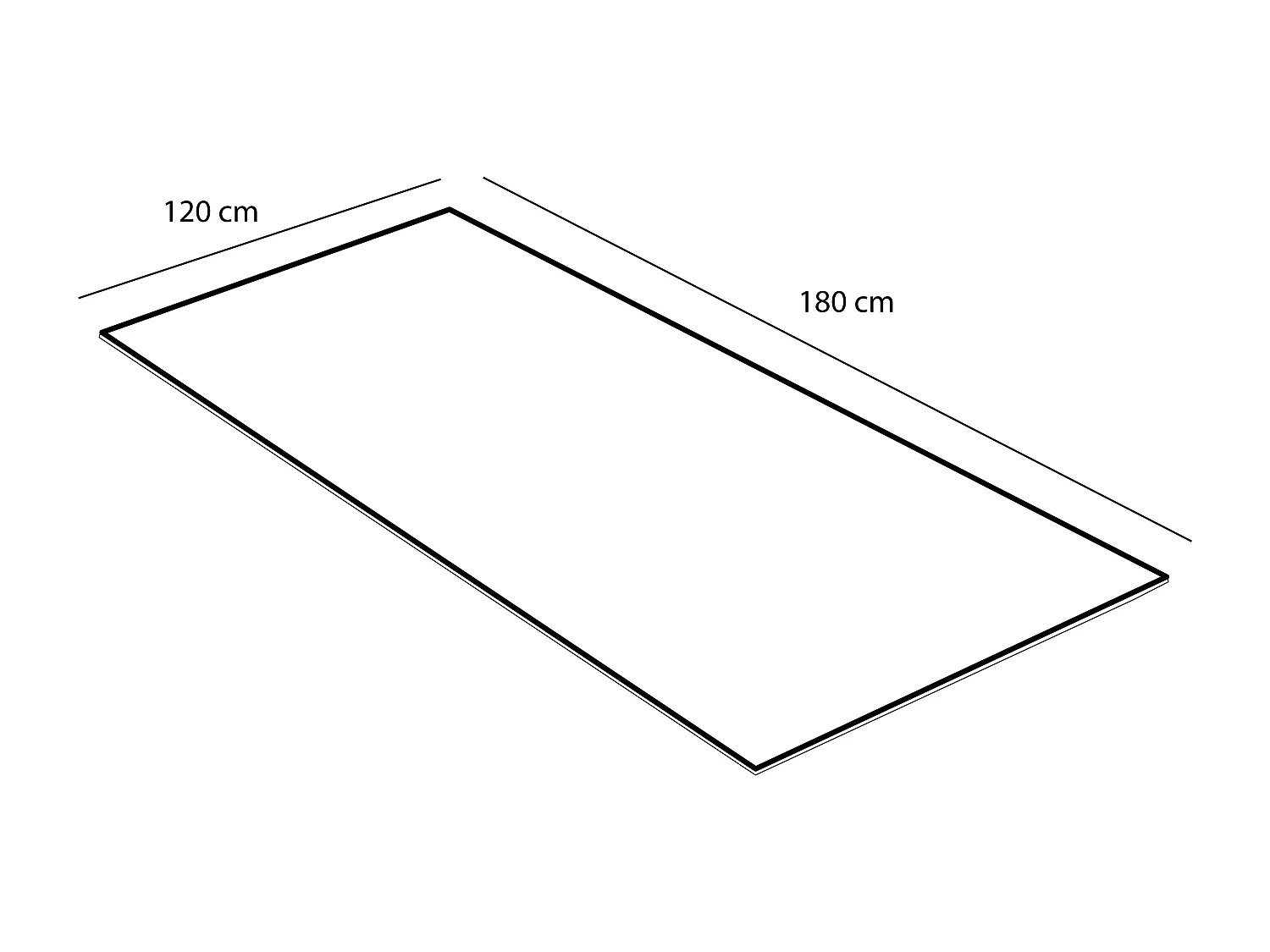 Vloerkleed van wol - 180 x 120 - Oker - CADEZ