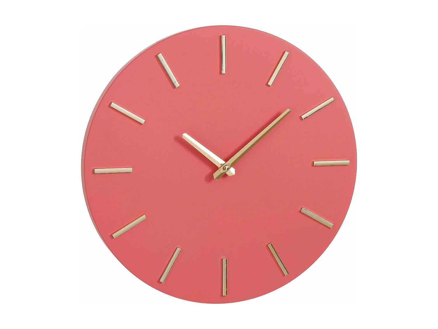 Wandklok van aluminium - Ø35.5 - Roze - BRIXEN