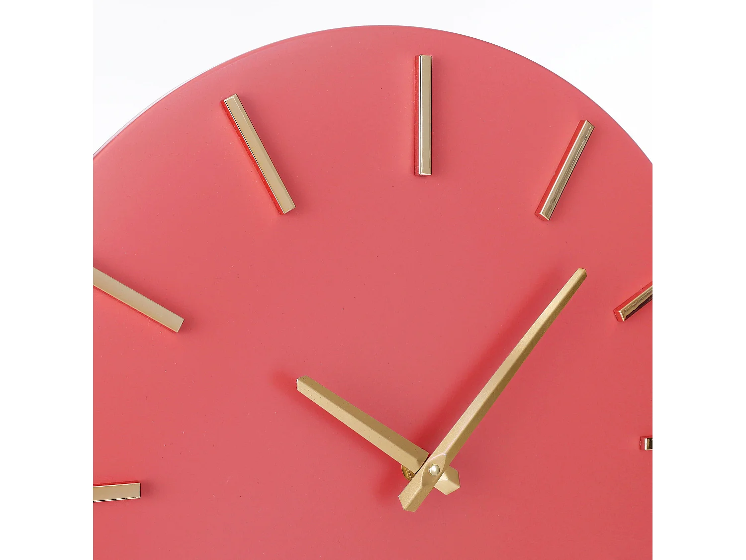 Wandklok van aluminium - Ø35.5 - Roze - BRIXEN