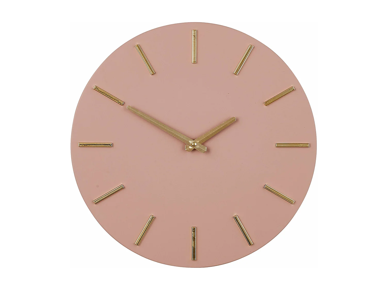 Horloge murale en aluminium - Ø35.5 - Rose - BRIXEN