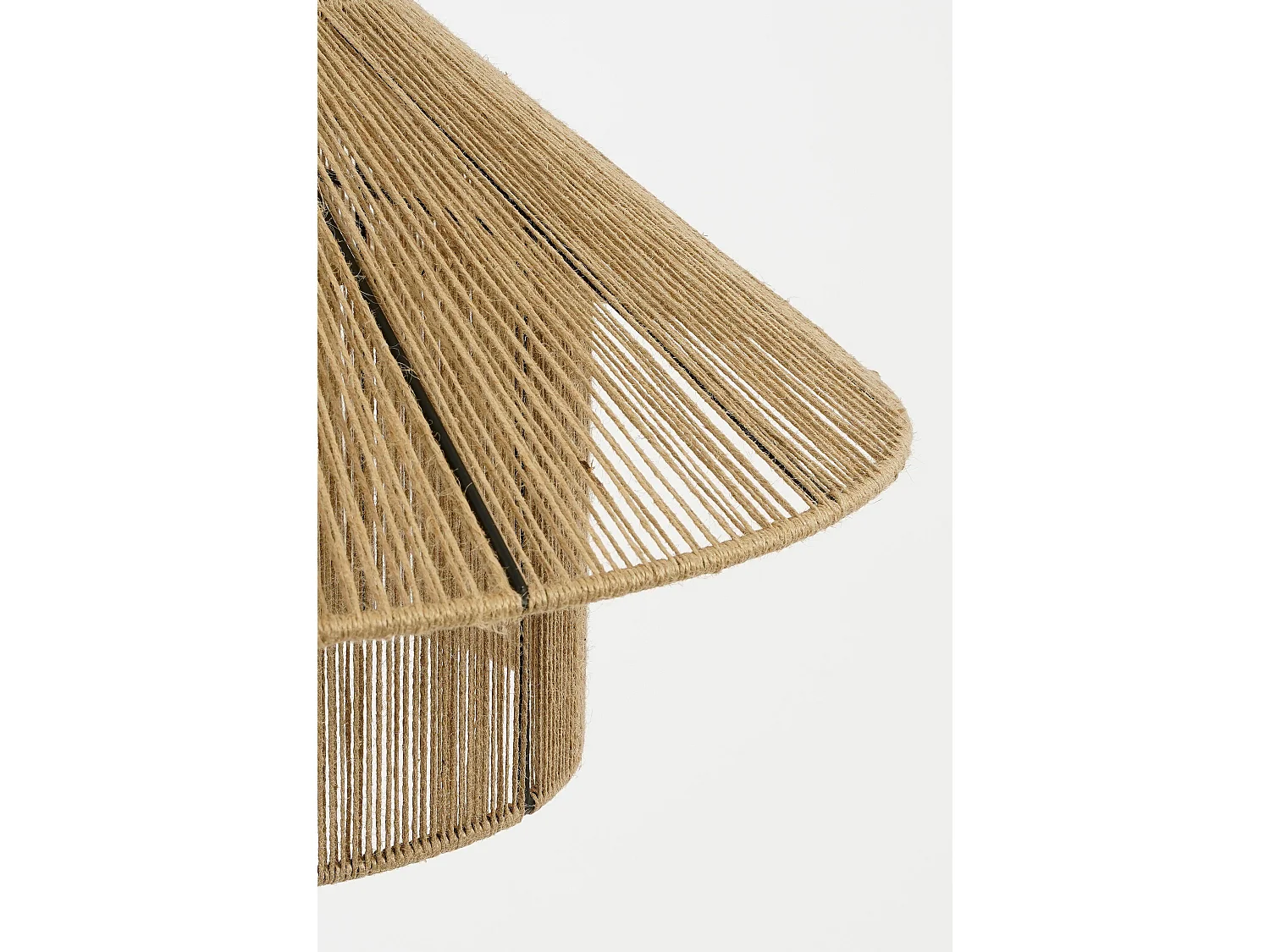 Hanglamp van ijzer en draad - 28 x 50 - Lichtbruin - ELSA