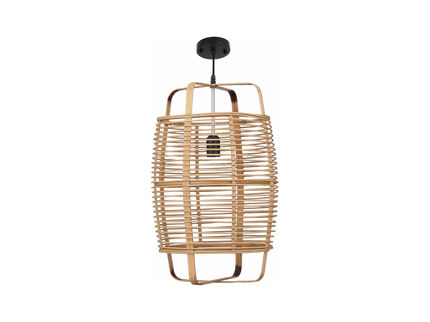 Hanglamp van bamboe - 53 x Ø30.5 - Bruin - PAGE