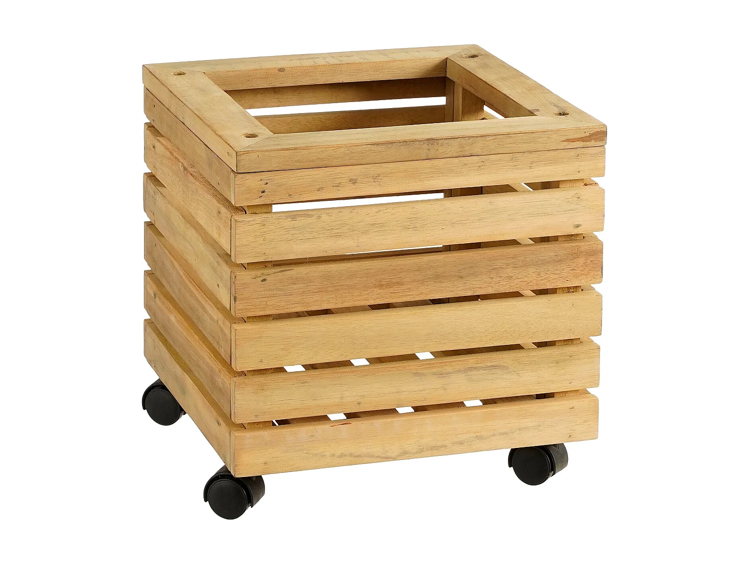 Jardinière d'extérieur en bois d'acacia - 35 x 35 x 35 - Marron - GLENWOOD