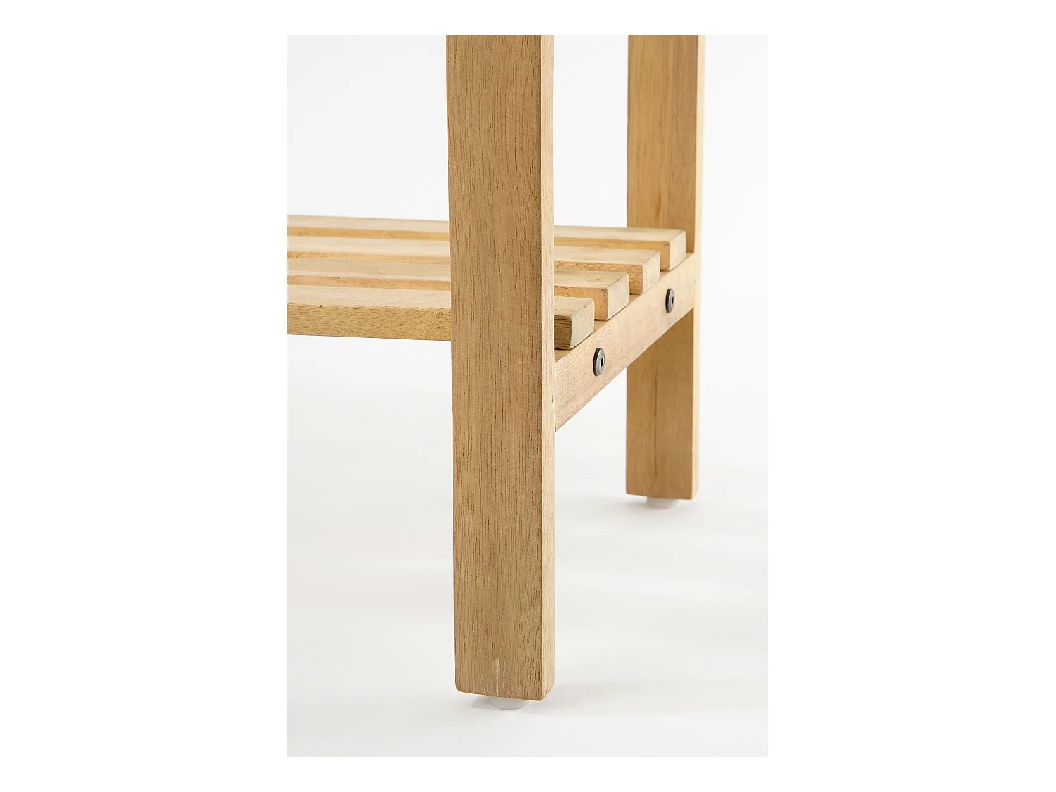 Pflanzgefäß für draußen aus Akazienholz und Metall - 70 x 30 x 75 - Braun - GLENWOOD