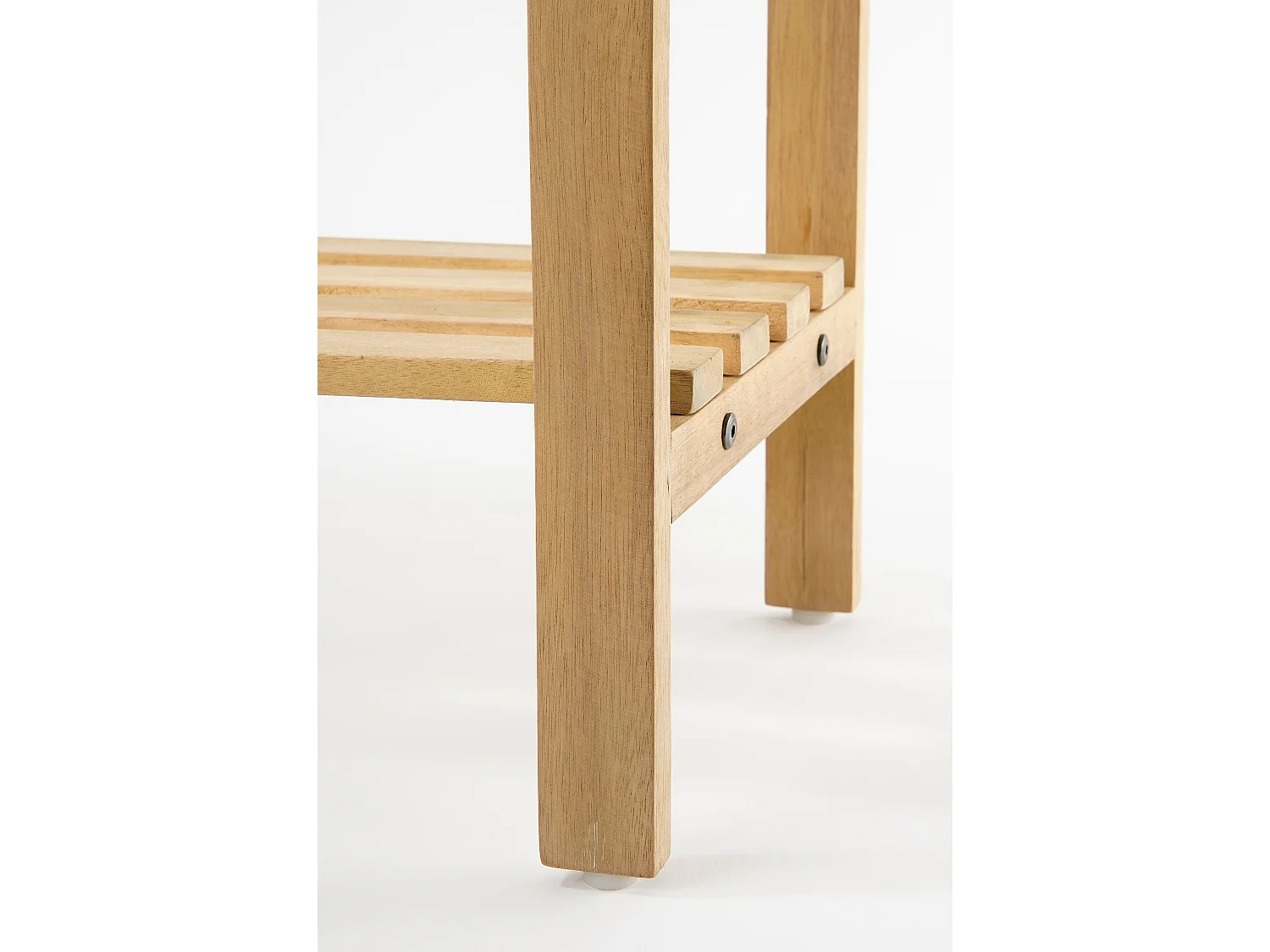 Jardinière d'extérieur en bois d'acacia et métal - 70 x 30 x 75 - Marron - GLENWOOD