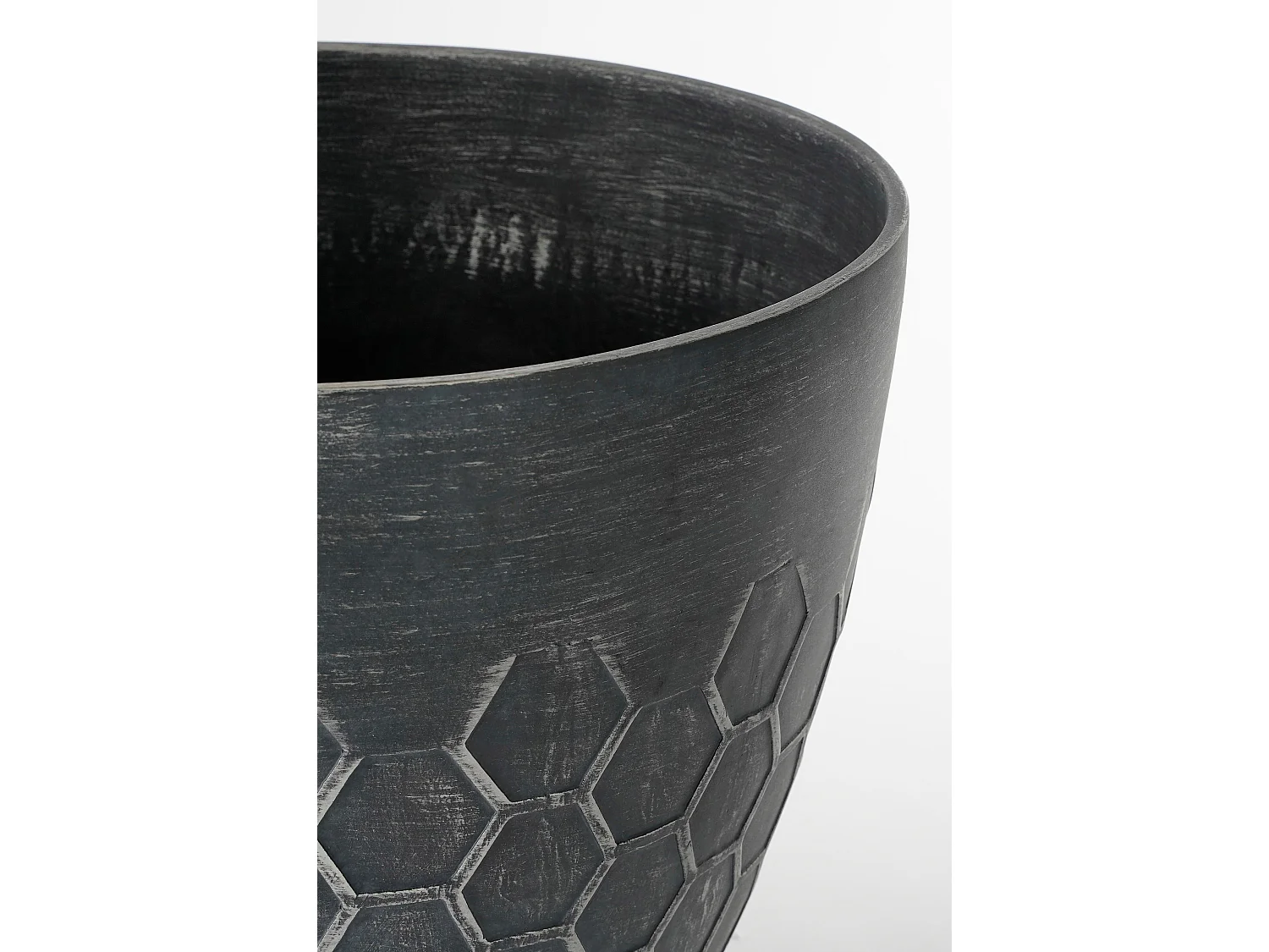 Blumentopf Garten aus Polypropylen - 26 x Ø30.5 - Schwarz - BRAVO