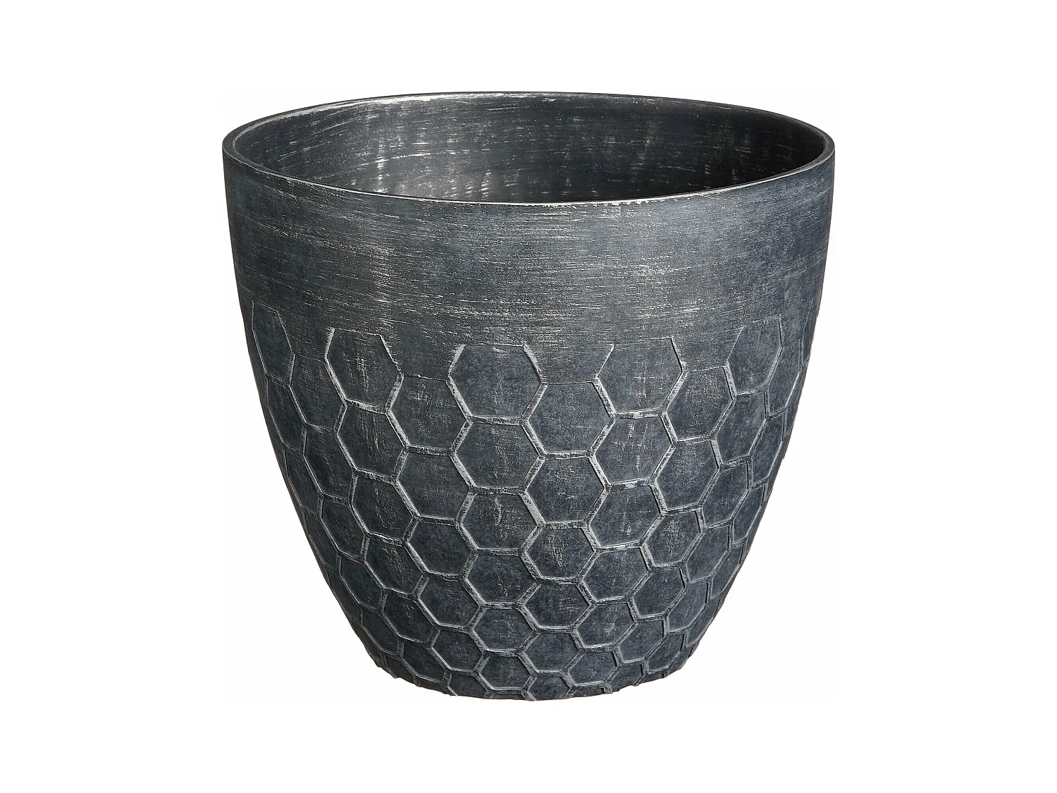 Bloempot buiten van polypropyleen - 26 x Ø30.5 - Zwart - BRAVO
