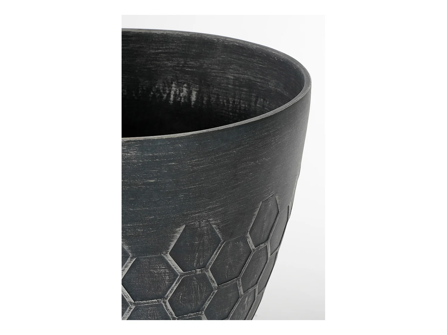 Pot de fleurs d'exterieur en polypropylène - 26 x Ø30.5 - Noir - BRAVO