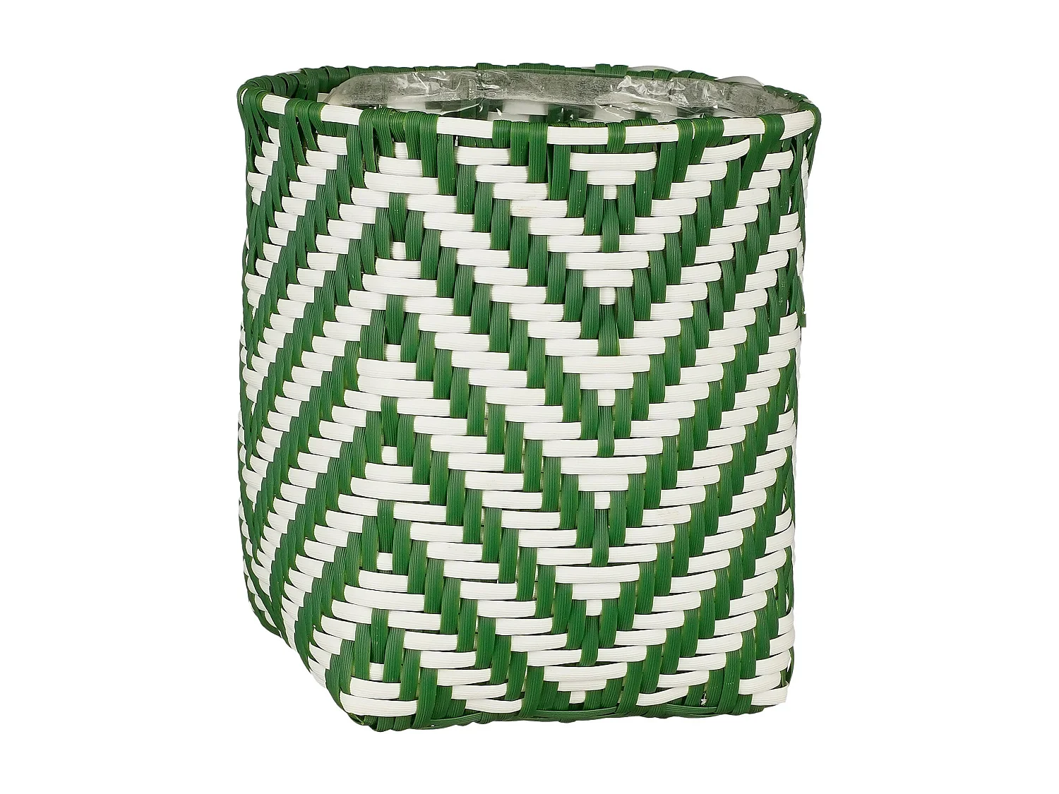 Cesto per piante all'esterno in  - 26 x Ø24 / 23 x Ø21 / 26 x Ø24 - Verde scuro, bianco - MERLIJN