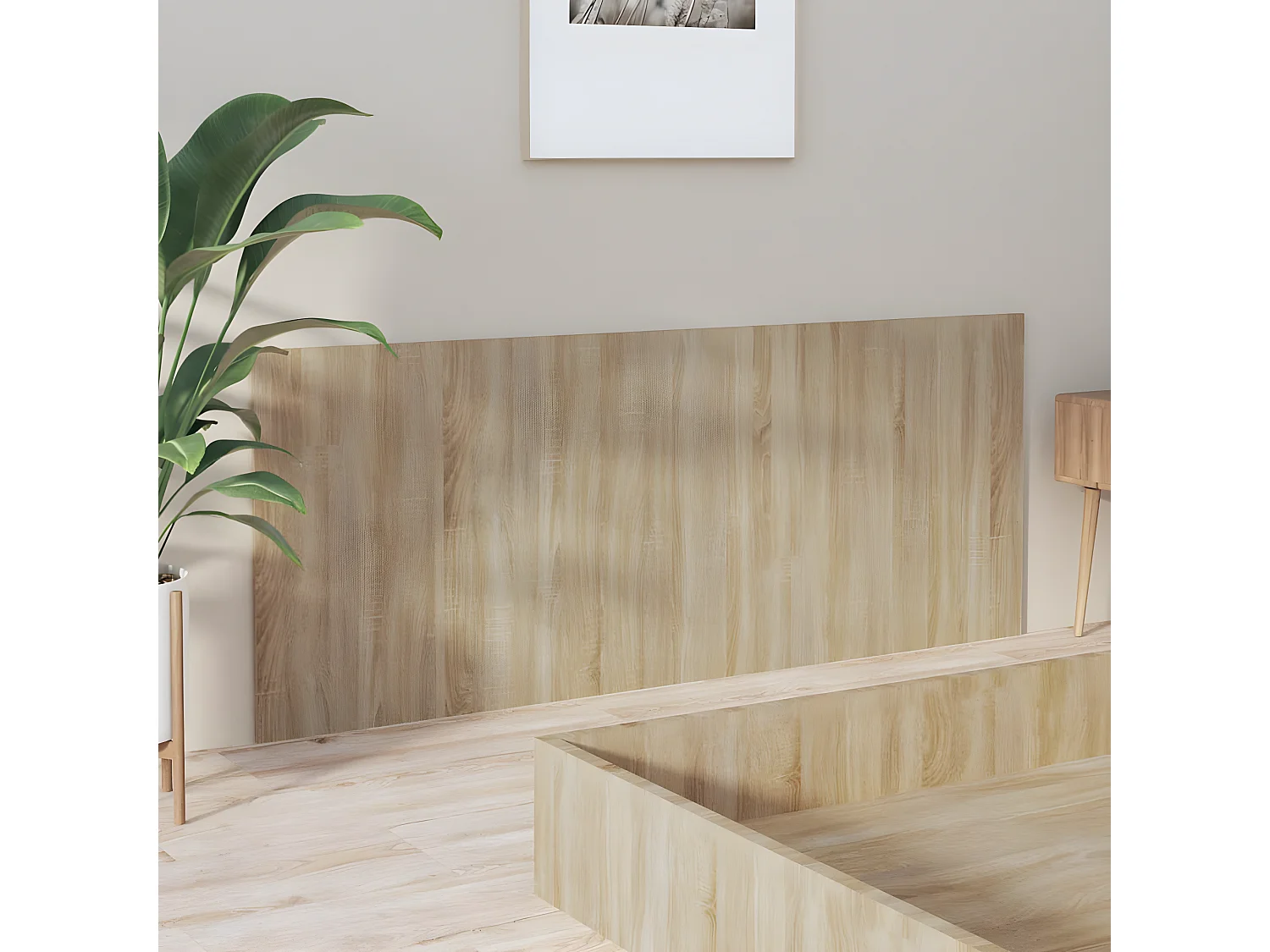 Tête de lit Chêne sonoma 200x1,5x80 cm Bois d'ingénierie