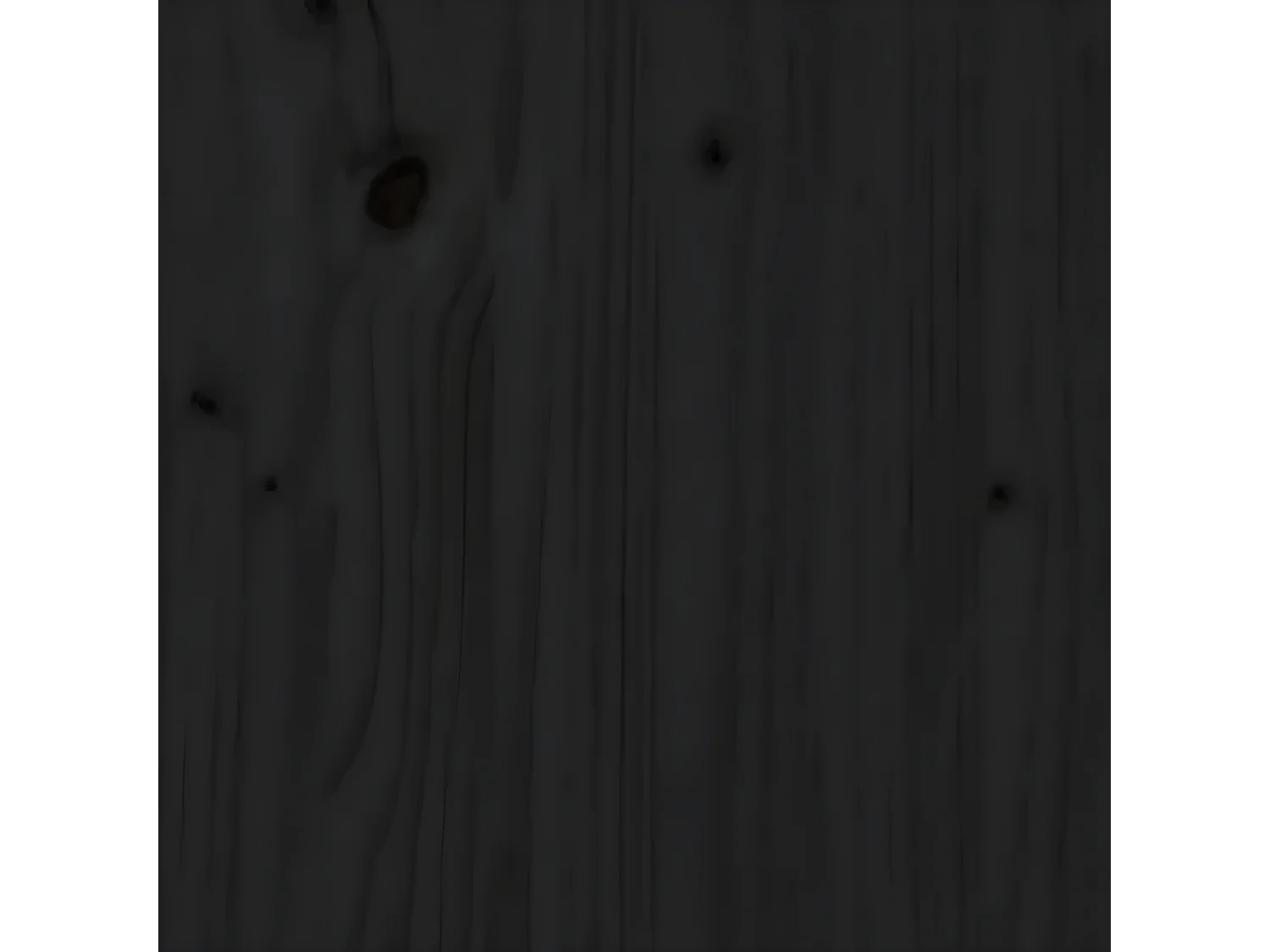 Tête de lit murale Noir 81x3x63 cm Bois massif de pin