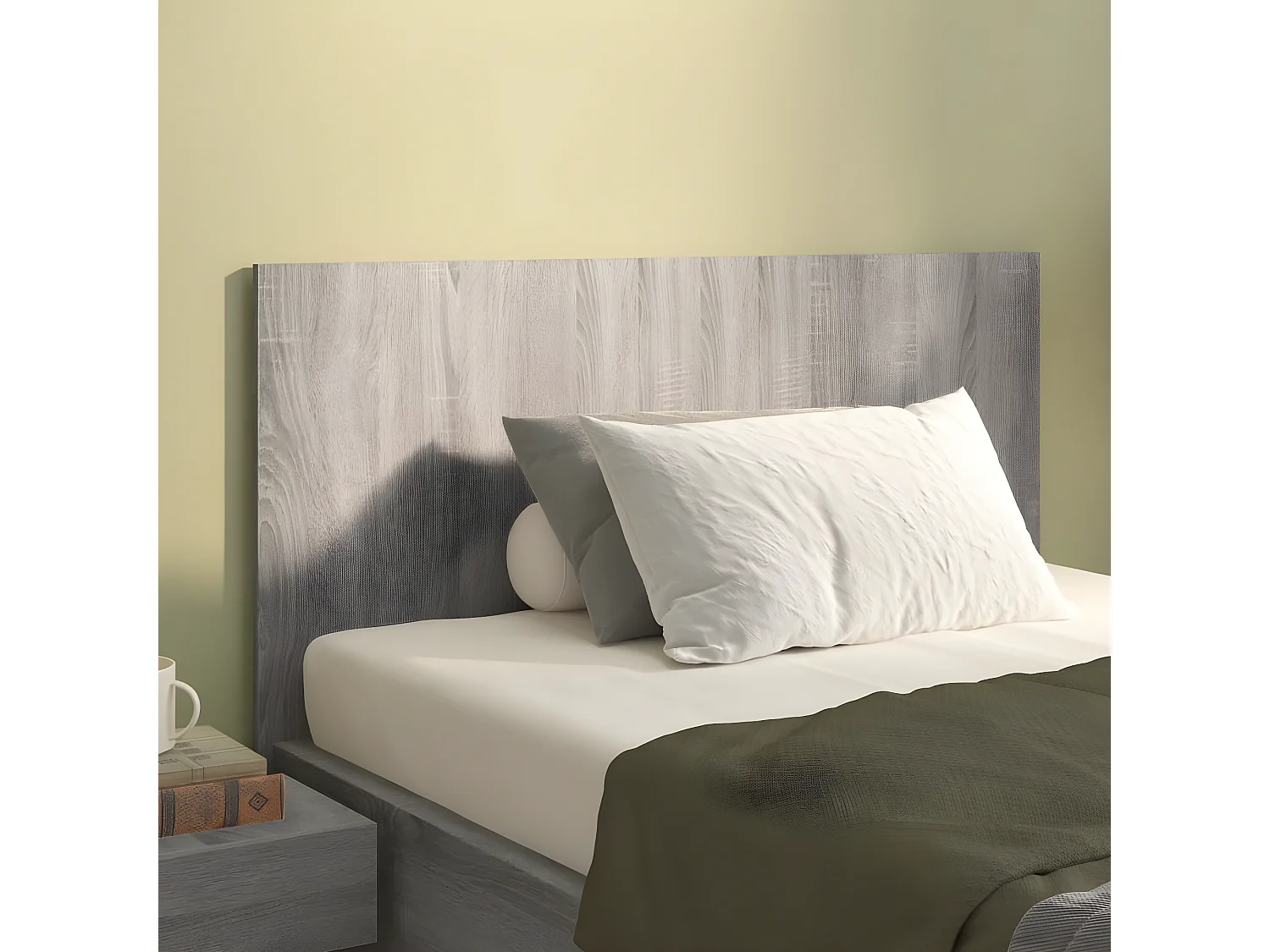 Tête de lit Sonoma gris 120x1,5x80 cm Bois d'ingénierie