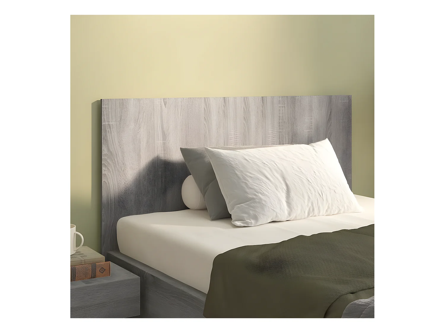 Tête de lit Sonoma gris 120x1,5x80 cm Bois d'ingénierie