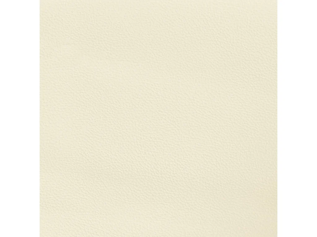 Hoofdbord met randen 93x16x78/88 cm kunstleer crèmekleurig