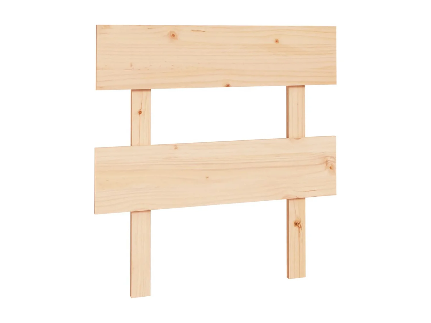 Cabeceira de cama 78,5x3x81 cm madeira de pinho maciça