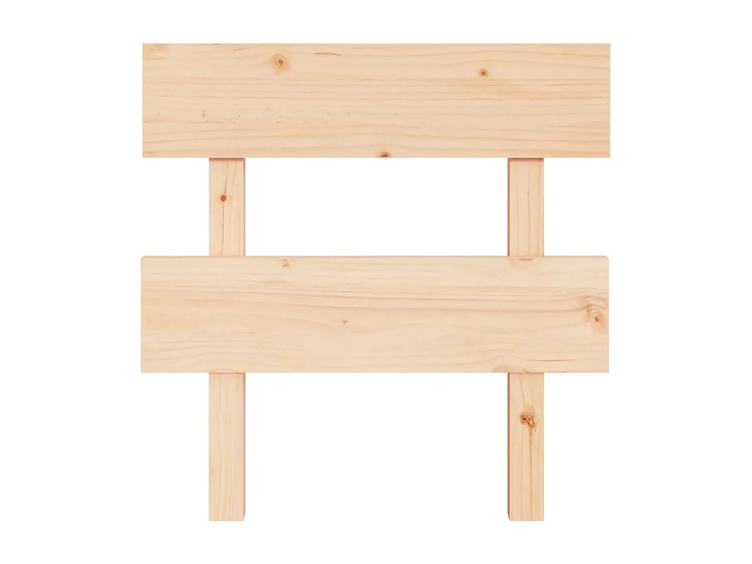 Cabeceira de cama 78,5x3x81 cm madeira de pinho maciça