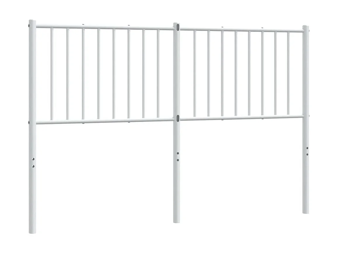 Cabeceira de cama 140 cm metal branco