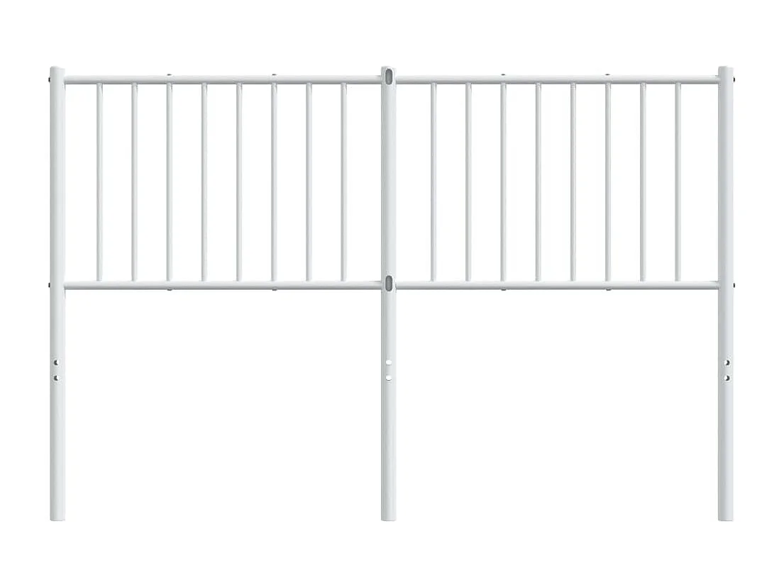 Cabeceira de cama 140 cm metal branco