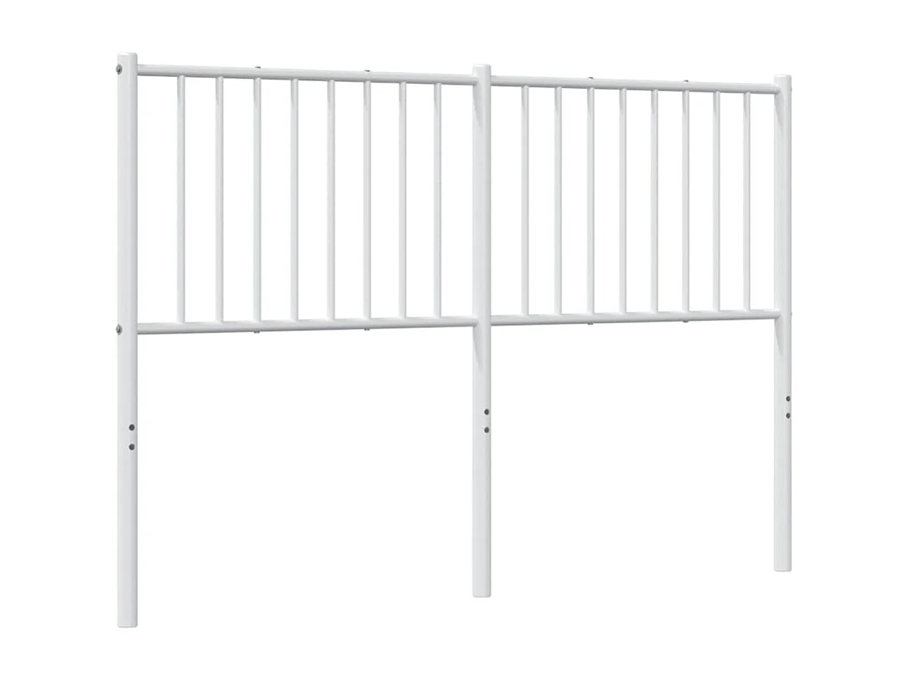 Cabeceira de cama 140 cm metal branco
