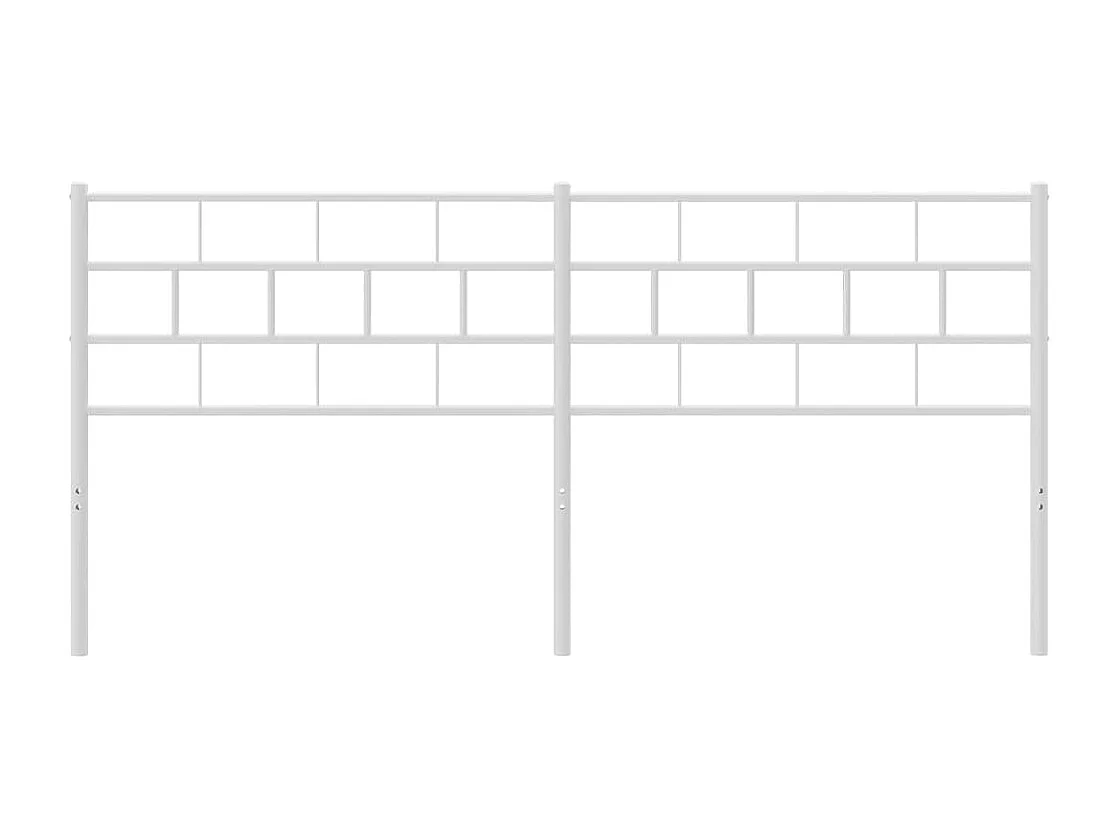 Tête de lit métal blanc 160 cm