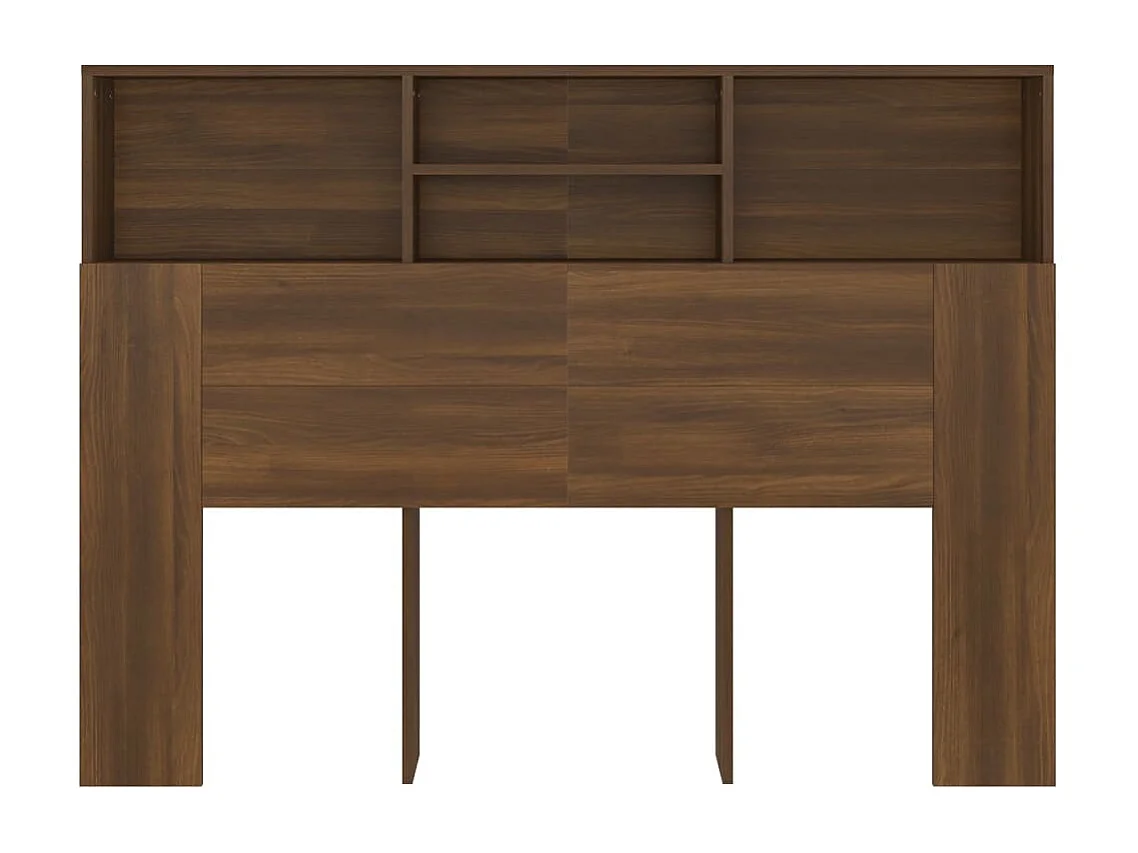 Armoire de tête de lit Chêne marron 140x19x103,5 cm
